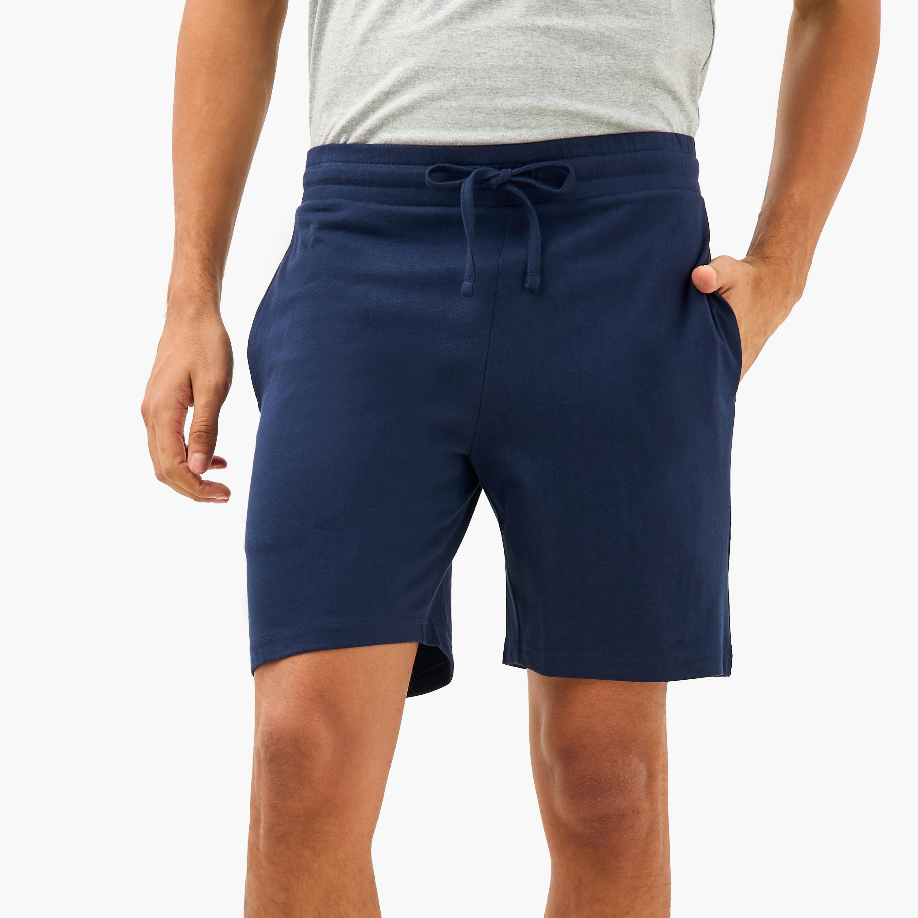 طقم ملابس نوم قطن برباط إغلاق للرجال-men-clothing-nightwear-sets-image-3