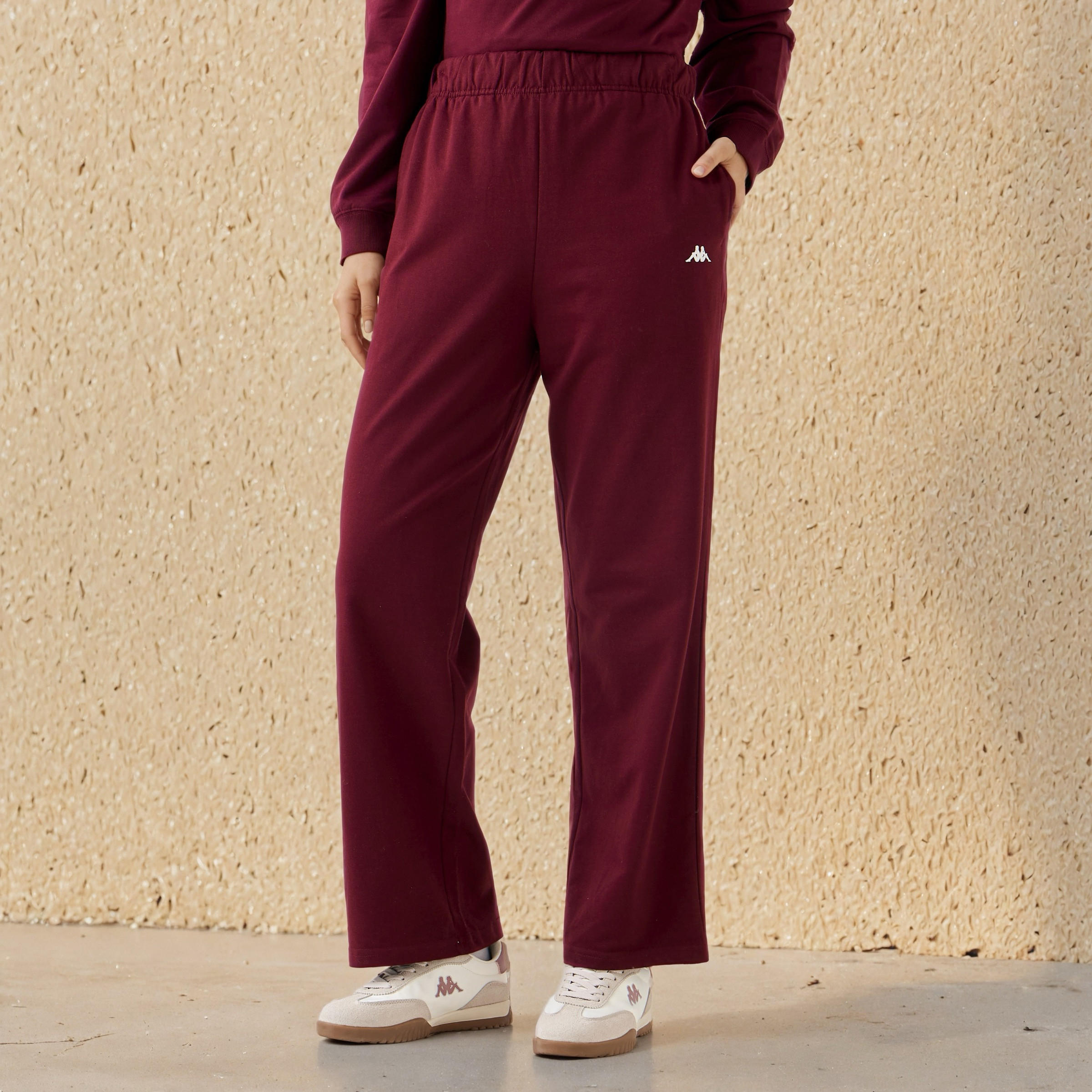 Kappa Relaxed Fit Track Pants-women-clothing-bottoms-joggers-image-1