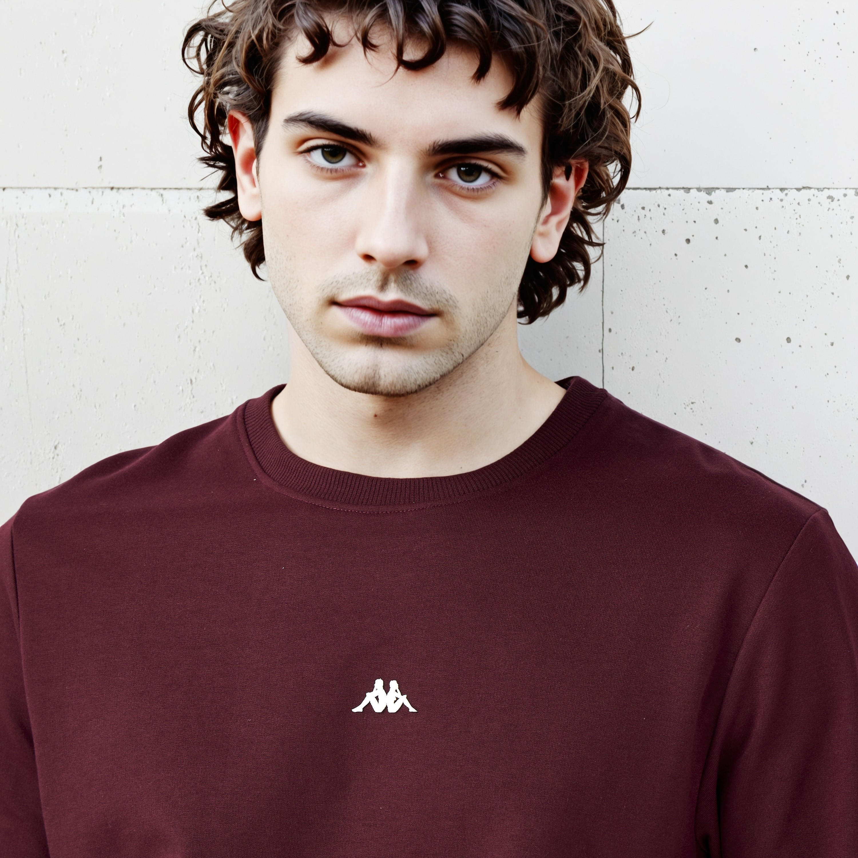 Kappa Logo Print Crew Neck Sweatshirt with Long Sleeves-men-winterwear-hoodiesandsweatshirts-image-4