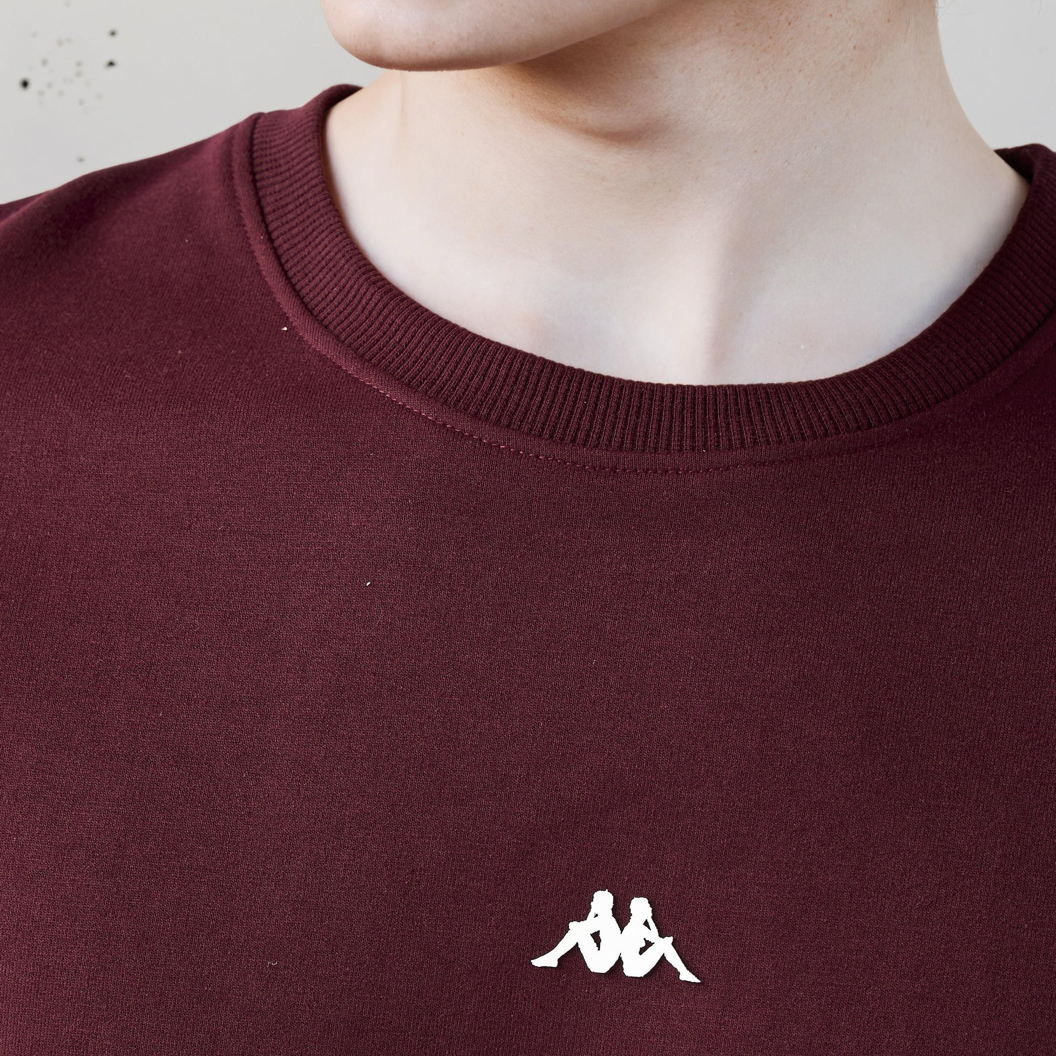 Kappa Logo Print Crew Neck Sweatshirt with Long Sleeves-men-winterwear-hoodiesandsweatshirts-image-5