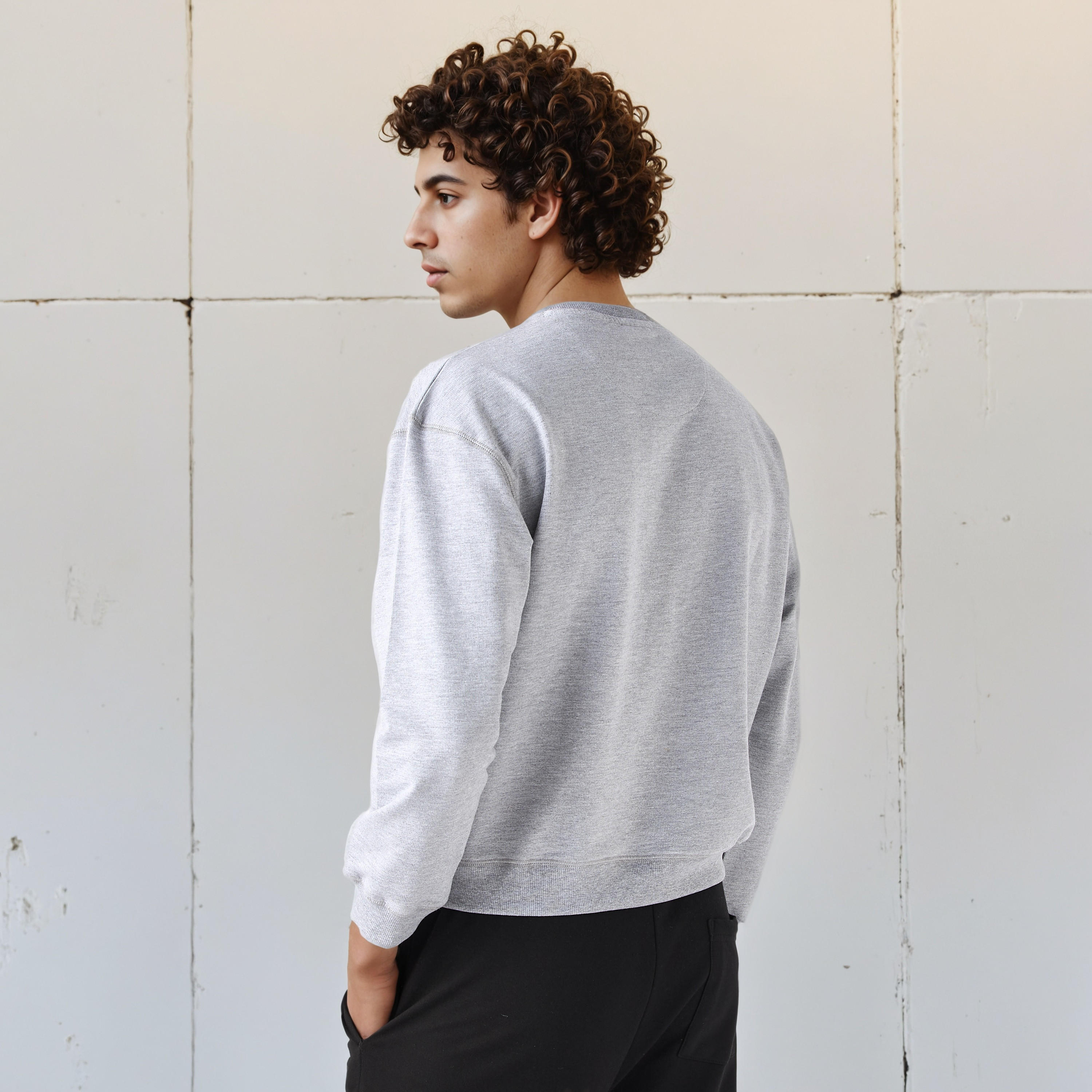 Kappa Logo Print Crew Neck Sweatshirt with Long Sleeves-men-winterwear-hoodiesandsweatshirts-image-3