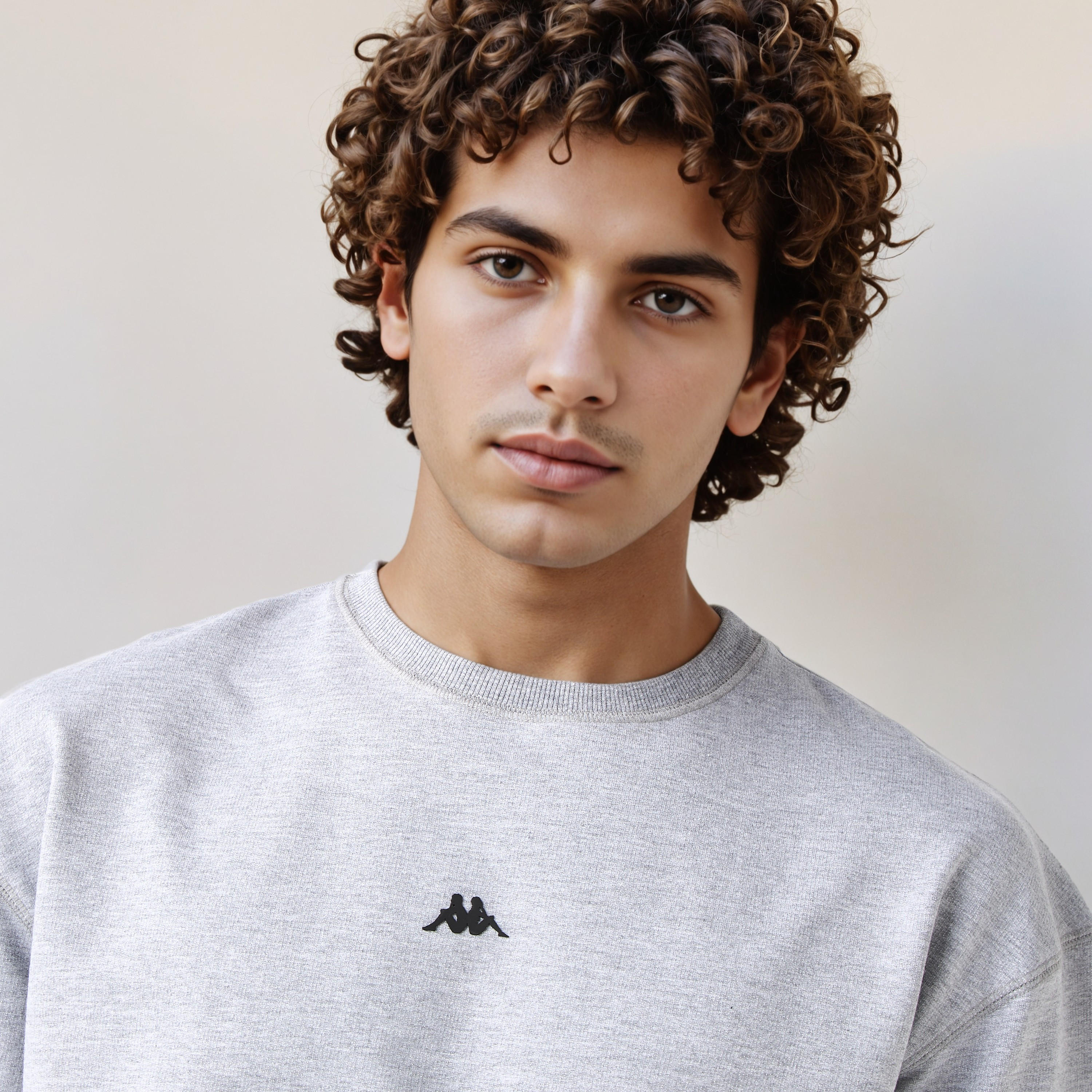 Kappa Logo Print Crew Neck Sweatshirt with Long Sleeves-men-winterwear-hoodiesandsweatshirts-image-4