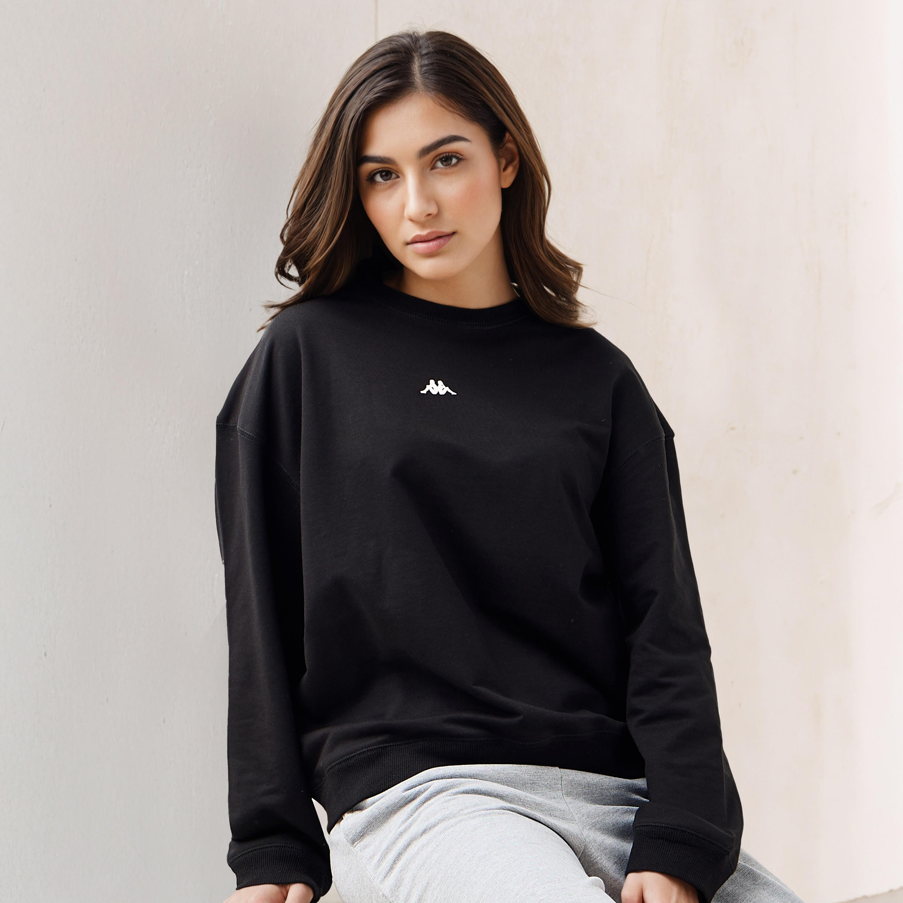 Kappa Relaxed Fit Sweatshirt-women-clothing-sportswearandactivewear-hoodiesandsweatshirts-image-1