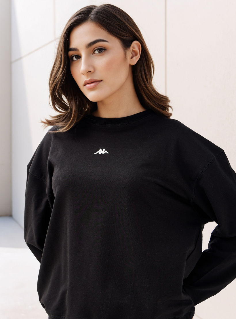 Kappa Relaxed Fit Sweatshirt-women-clothing-sportswearandactivewear-hoodiesandsweatshirts-image-4