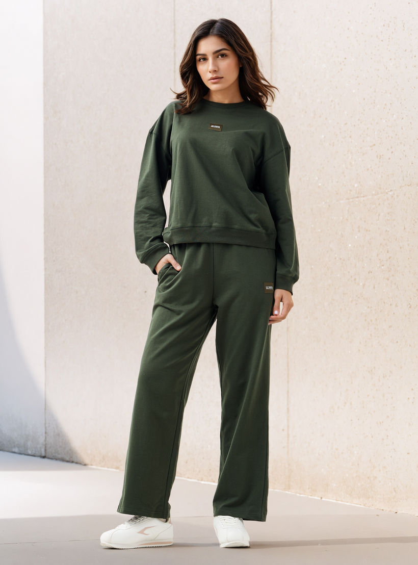 سويت شيرت بقصّة عادية من كابا-women-winterwear-hoodiesandsweatshirts-sweatshirts-image-4