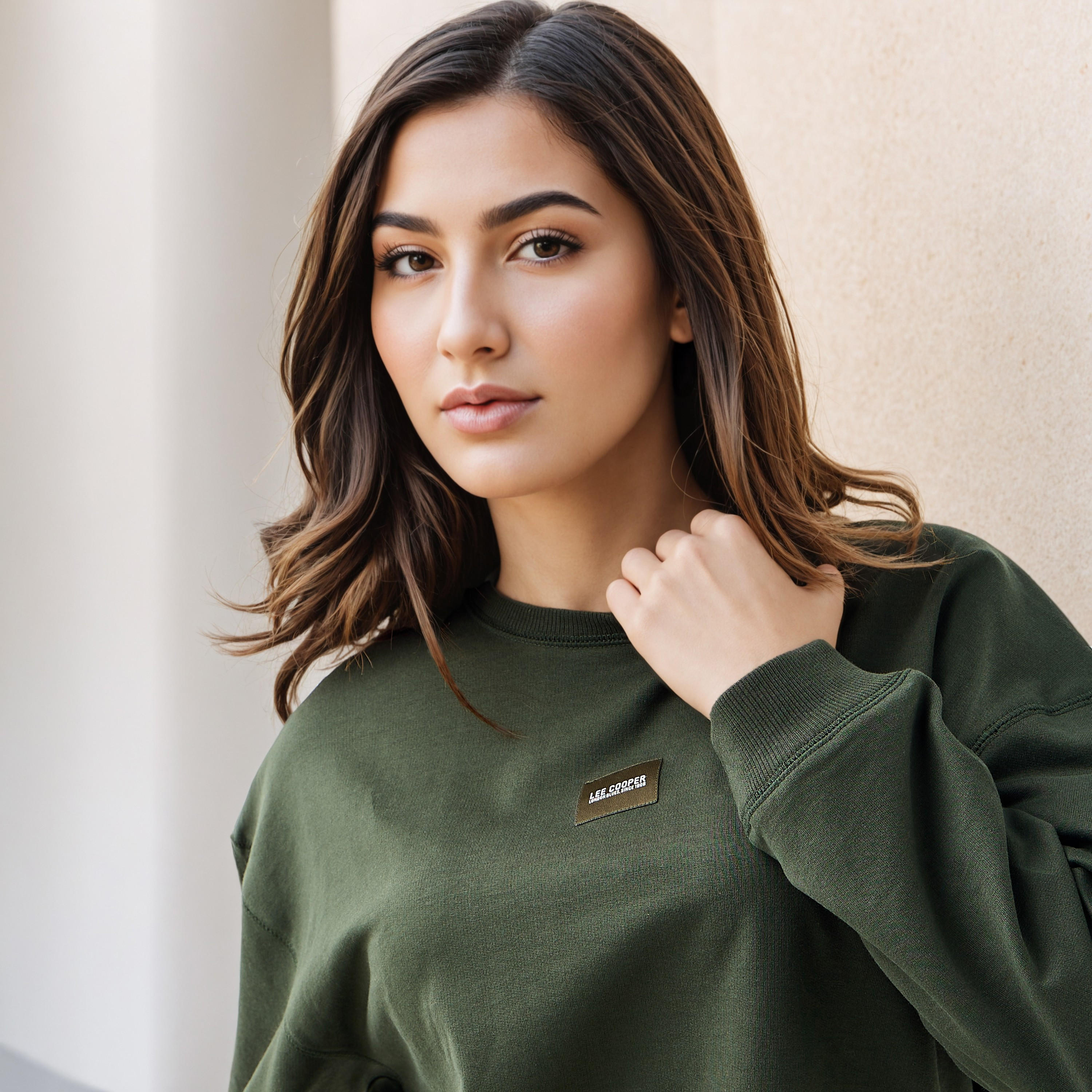 سويت شيرت بقصّة عادية من كابا-women-winterwear-hoodiesandsweatshirts-sweatshirts-image-2
