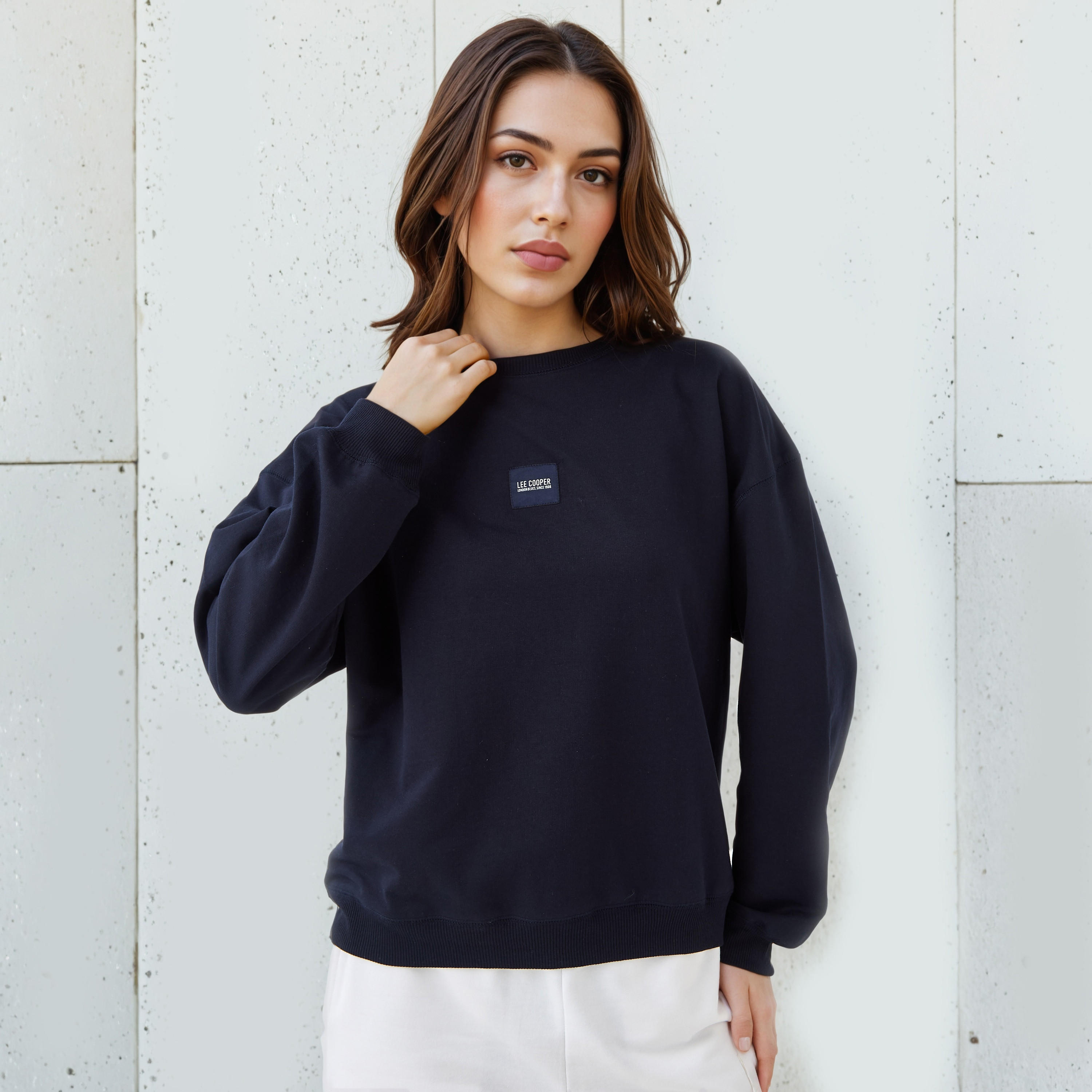 سويت شيرت بقصّة عادية من كابا-women-winterwear-hoodiesandsweatshirts-sweatshirts-image-5