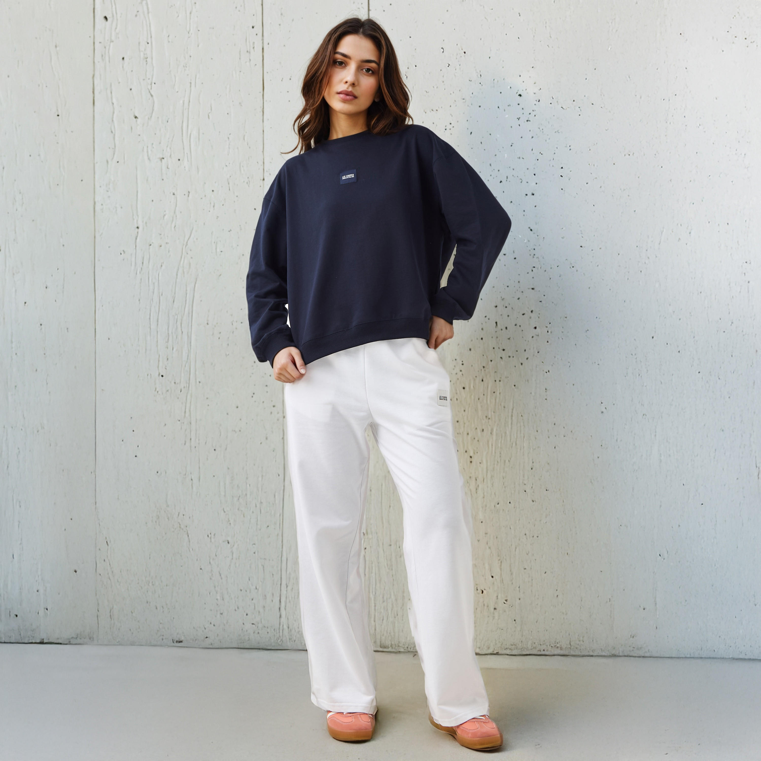 Lee Cooper Regular Fit Sweatshirt-women-winterwear-hoodiesandsweatshirts-sweatshirts-image-2