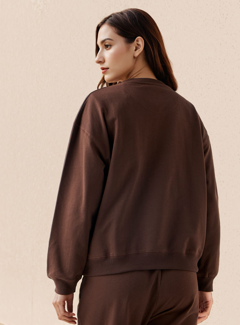 Lee Cooper Regular Fit Sweatshirt-women-winterwear-hoodiesandsweatshirts-sweatshirts-image-3