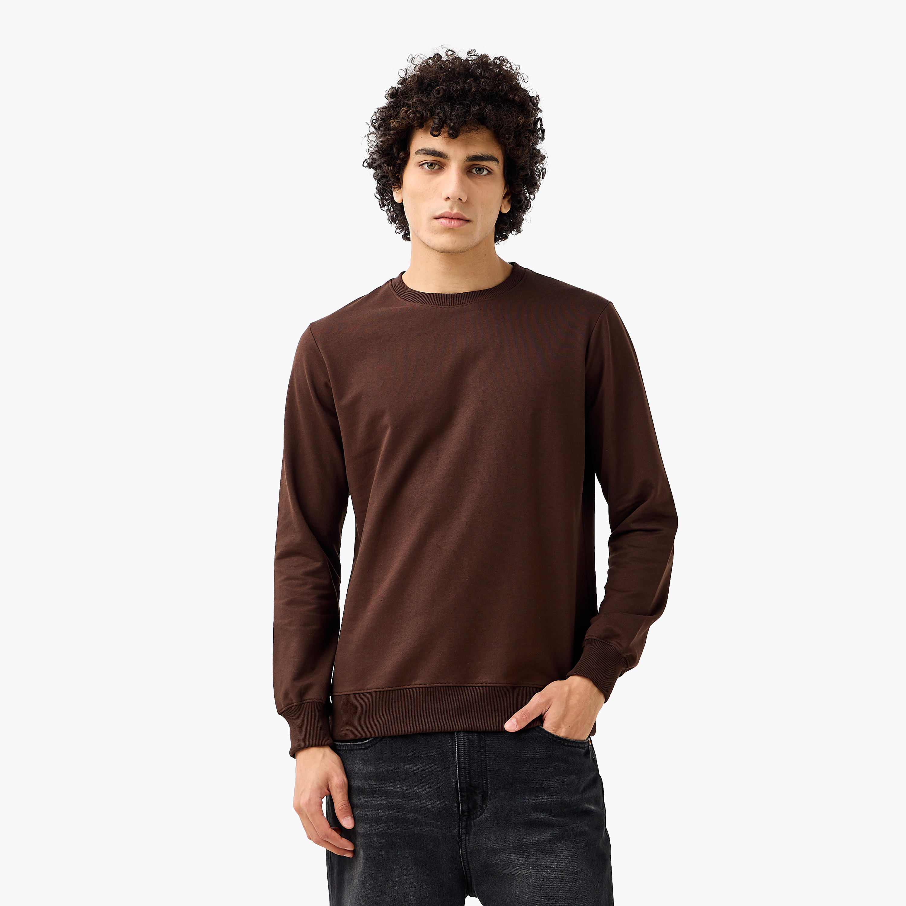 سويت شيرت رجالي من مزيج قطني بقصة عادية - طقم من قطعتين-men-winterwear-hoodiesandsweatshirts-image-3