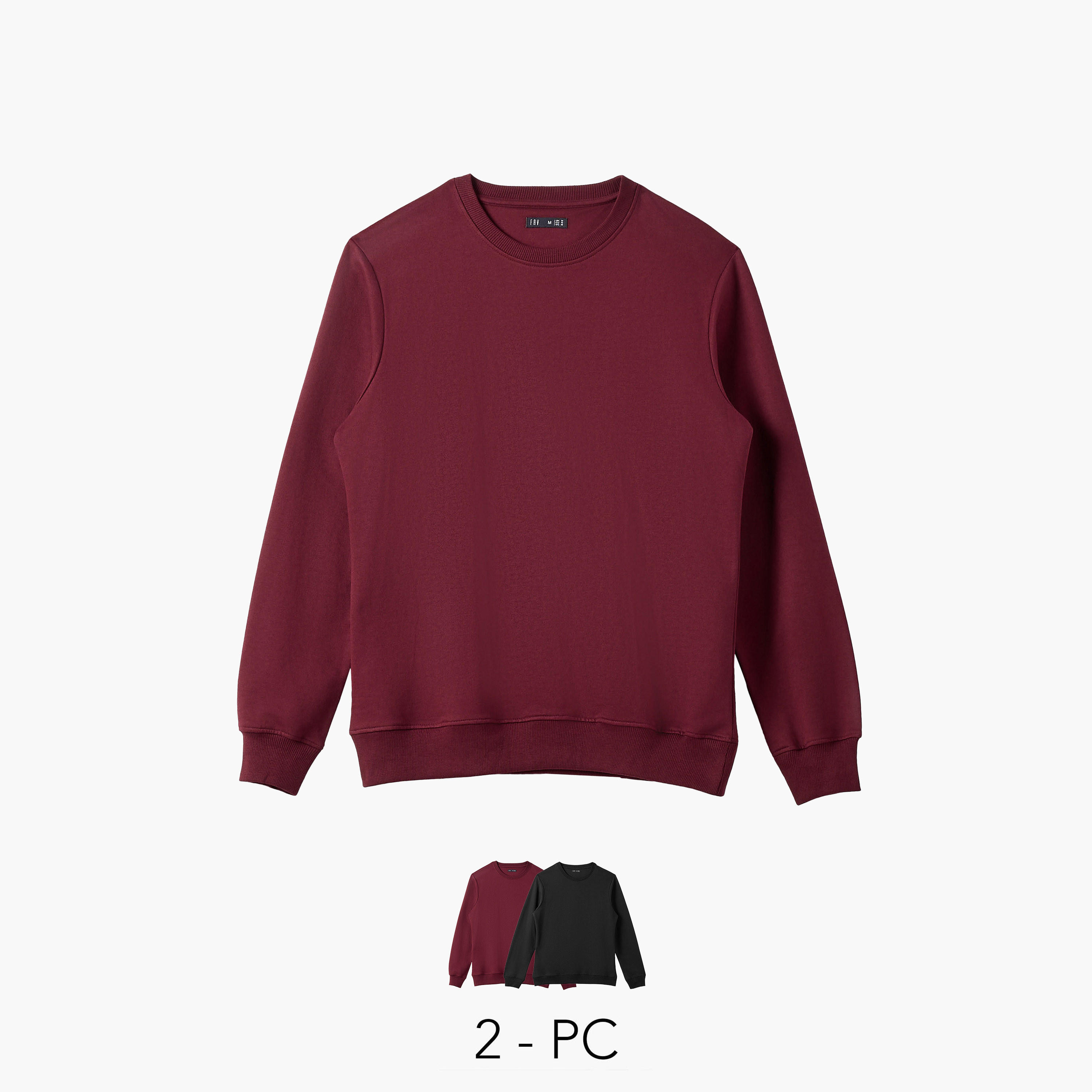 Men Regular Fit Cotton Blend Sweatshirt - Set of 2-men-winterwear-hoodiesandsweatshirts-image-1