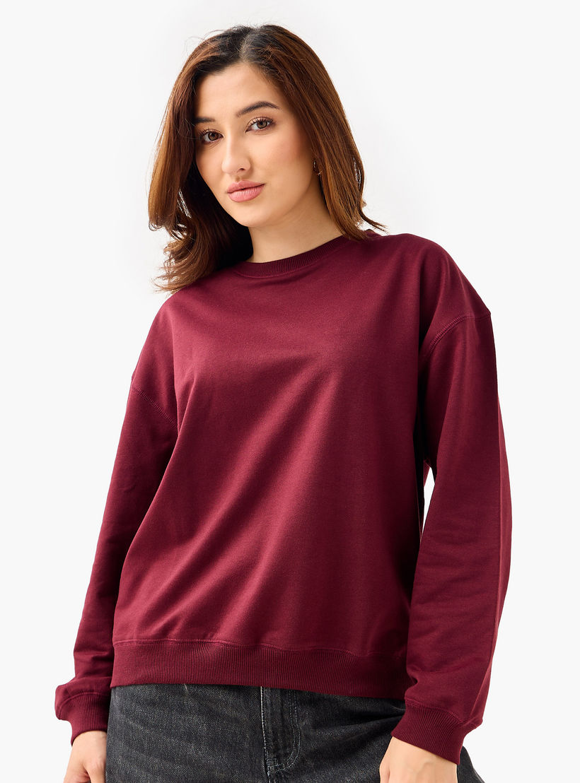 سويت شيرت بقصة عادية - طقم من قطعتين-women-winterwear-hoodiesandsweatshirts-sweatshirts-image-5