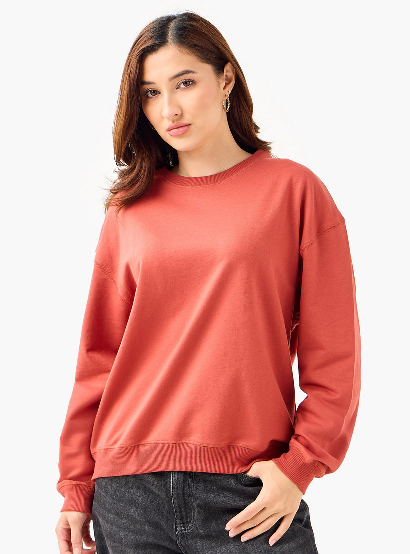 Set of 2 - Regular Fit Sweatshirt-women-winterwear-hoodiesandsweatshirts-sweatshirts-image-2