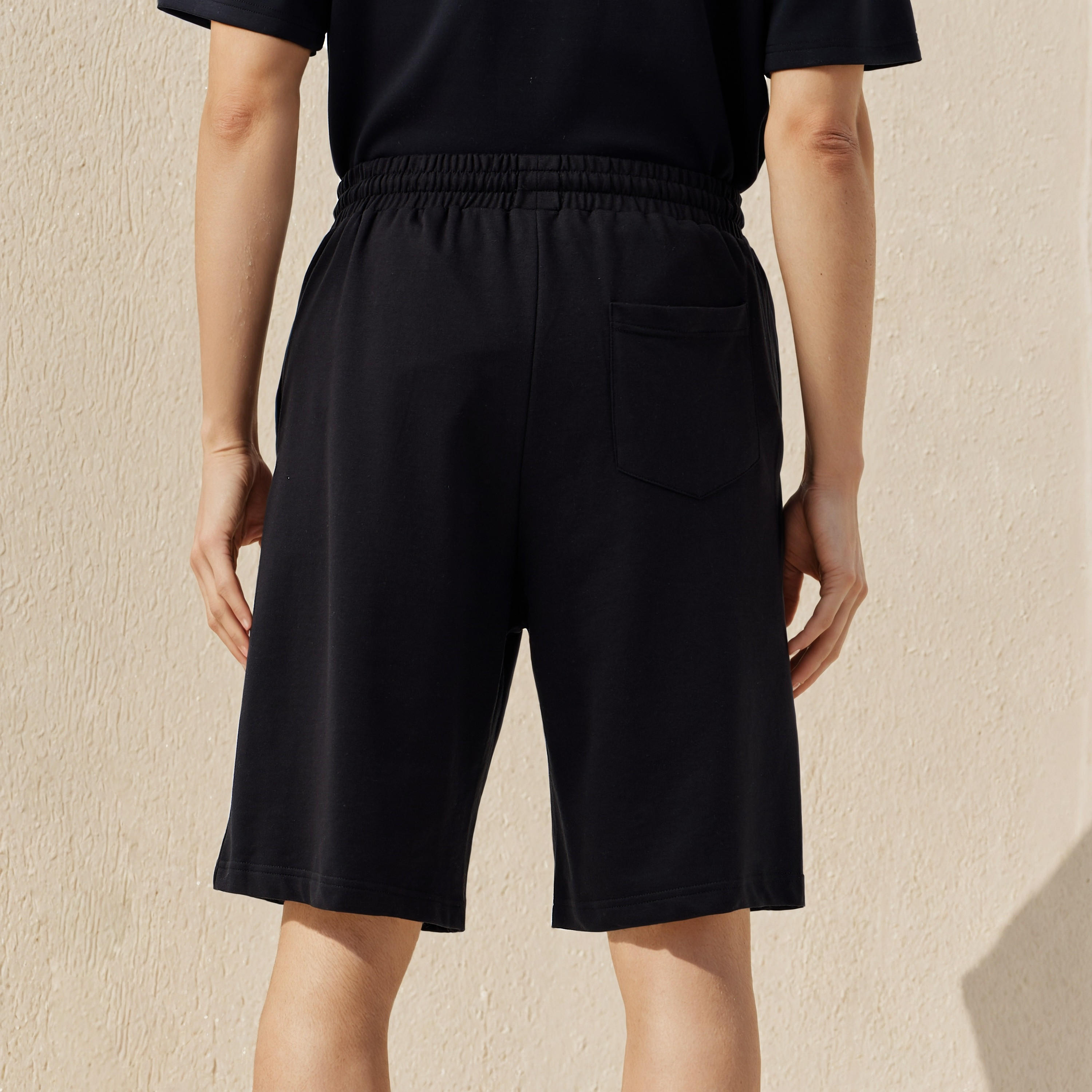 Men Relaxed Fit Shorts Cotton-men-clothing-bottoms-shorts-image-3