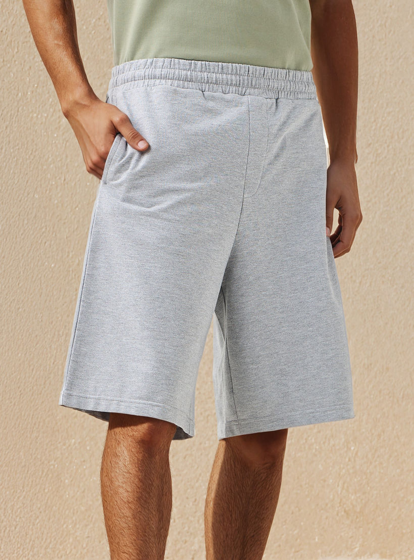 Men Relaxed Fit Shorts Cotton-men-clothing-bottoms-shorts-image-1