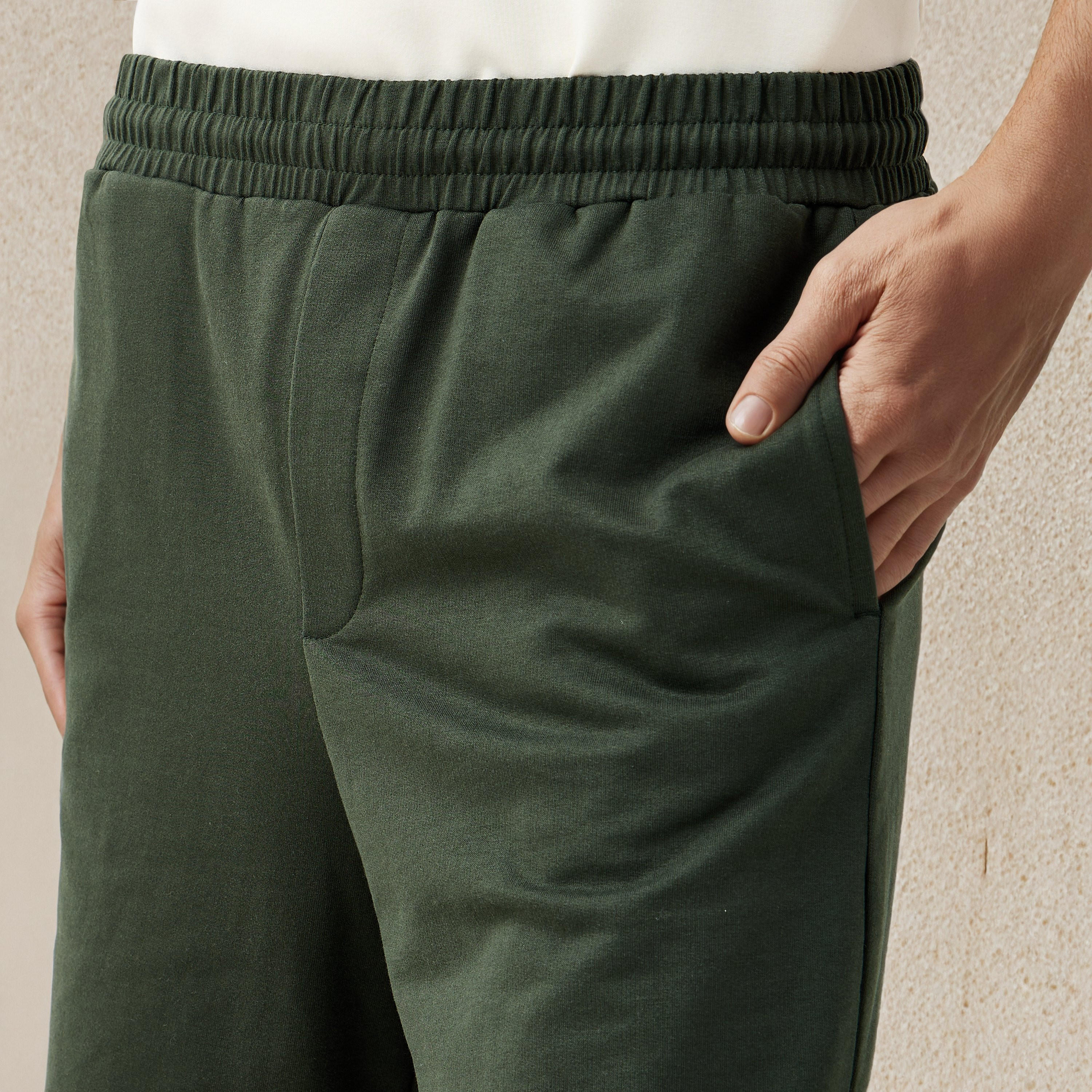 Men Relaxed Fit Shorts Cotton-men-clothing-bottoms-shorts-image-4