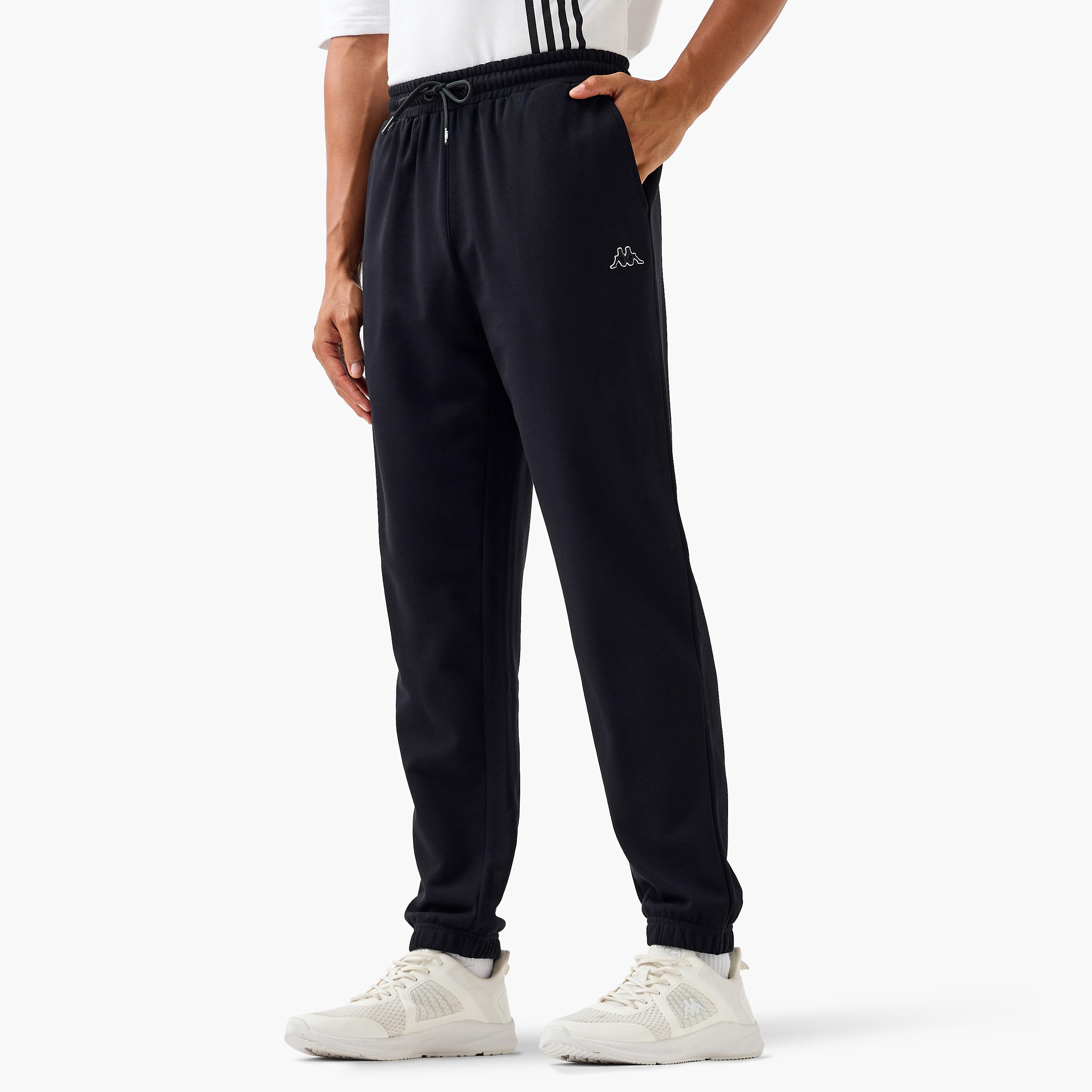 Kappa Men Relaxed Fit Flexi Waist Joggers-men-clothing-sportswearandactivewear-bottoms-joggers-image-1