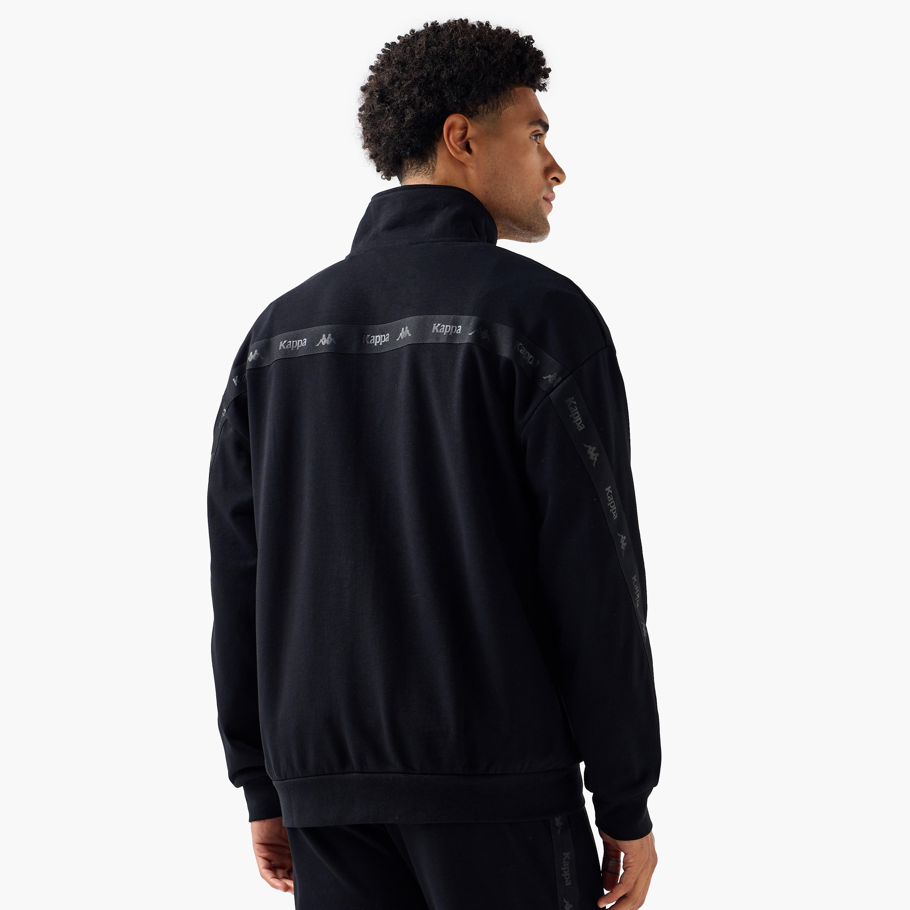 Kappa Men Regular Fit High Neck Sweatshirt-men-winterwear-hoodiesandsweatshirts-image-3