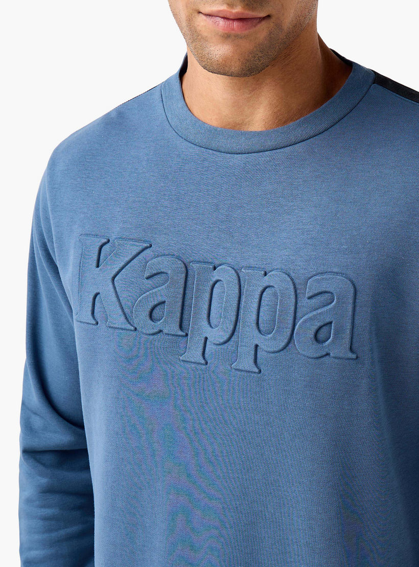 Kappa Men Regular Fit Logo Embossed Sweatshirt-men-winterwear-hoodiesandsweatshirts-image-4