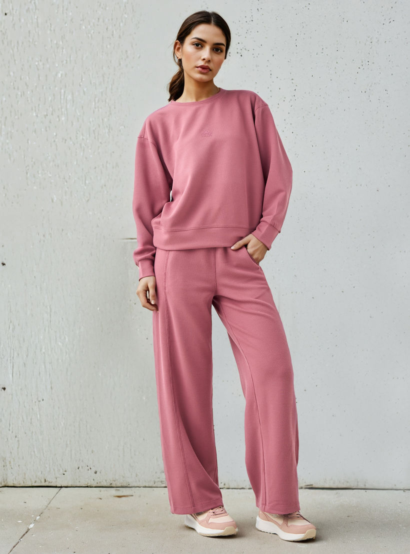 بنطلون رياضي بقصّة مريحة وخصر مطاطي وجيوب للنساء من كابا-women-clothing-bottoms-joggers-image-2