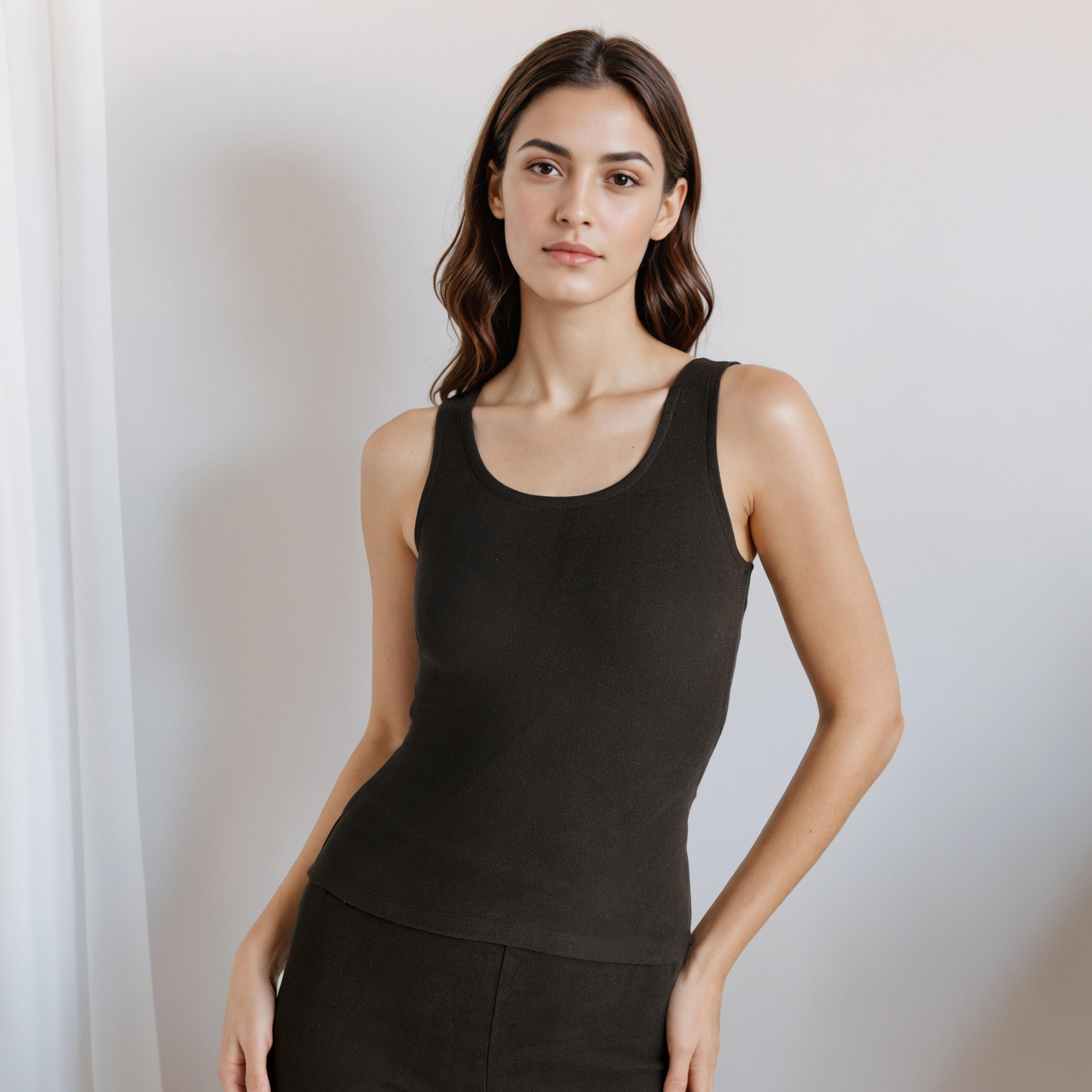 بلوزة تانك حرارية بدون خياطة-women-clothing-tshirts-image-6