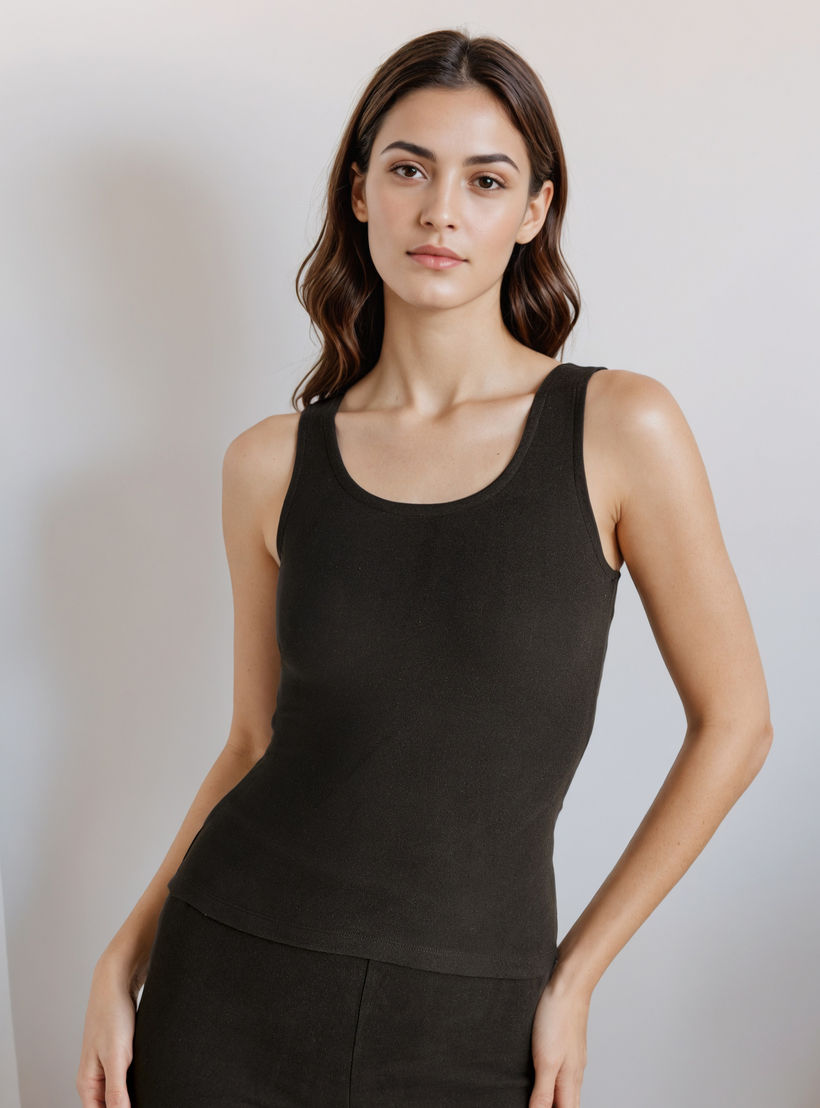 بلوزة تانك حرارية بدون خياطة-women-clothing-tshirts-image-6