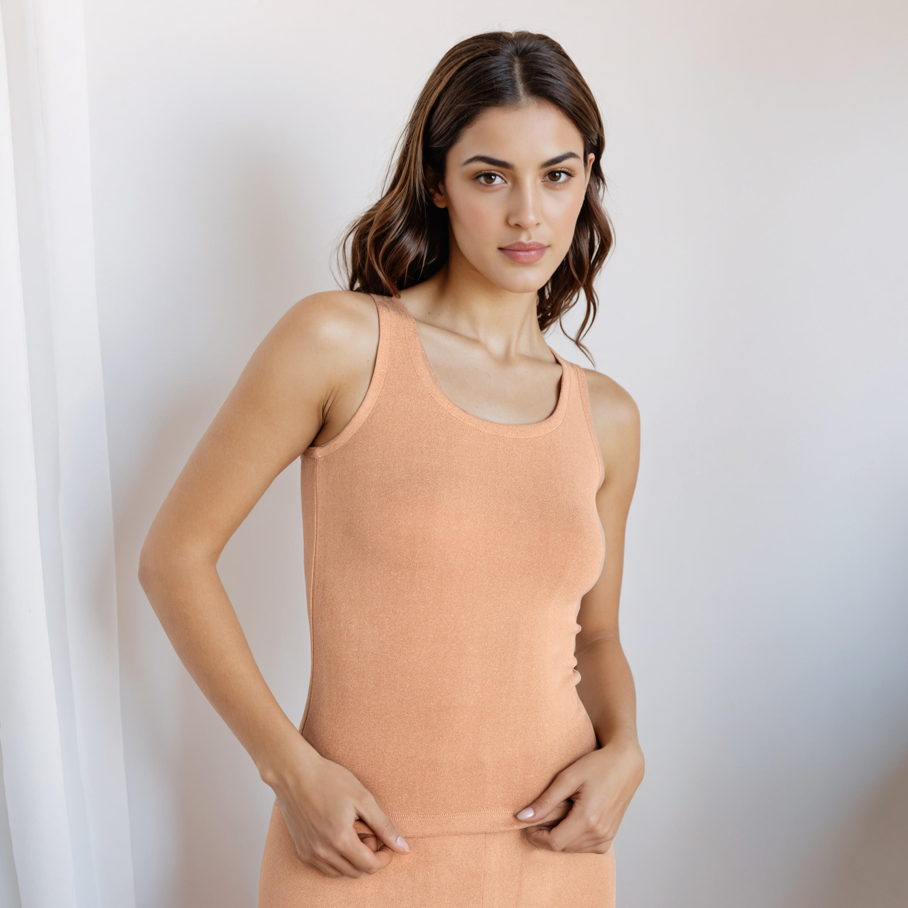بلوزة تانك حرارية بدون خياطة-women-clothing-tshirts-image-5