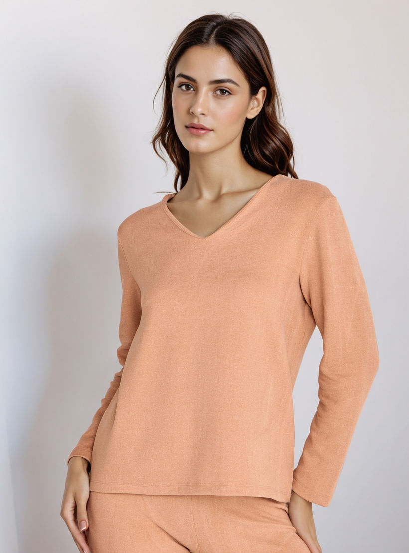 Pyjama Set Thermal T-shirt & Leggings-women-clothing-nightwear-pyjamas-longsets-image-2