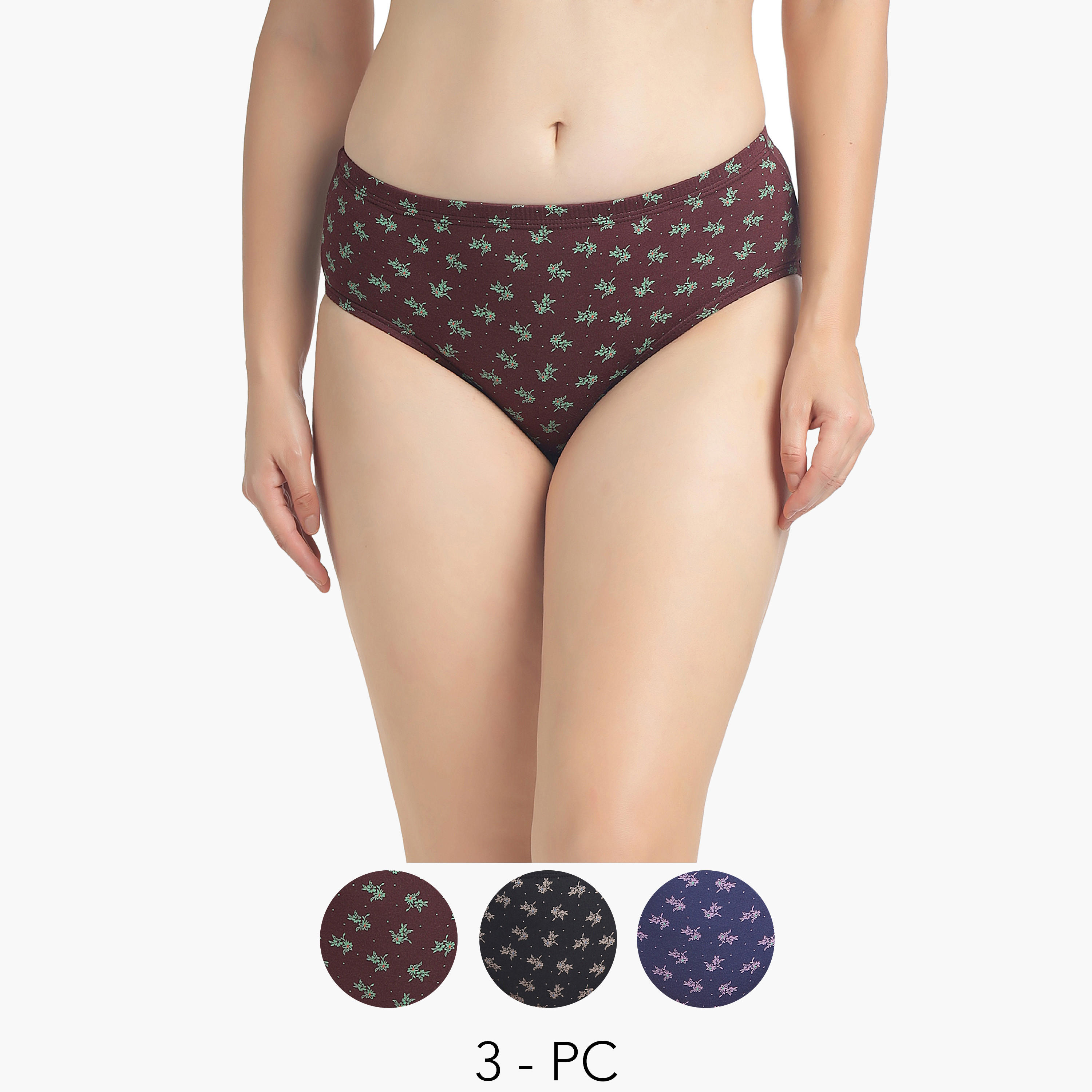 سراويل هيبستر من جولييت - طقم من 3 قطع-women-clothing-lingerie-panties-image-1