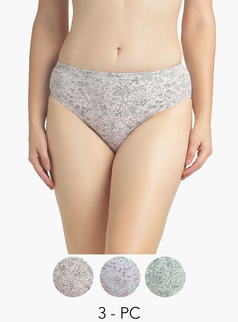 سراويل داخلية جولييت هيبستر بطبعات - طقم من 3 قطع-women-clothing-lingerie-panties-image-1