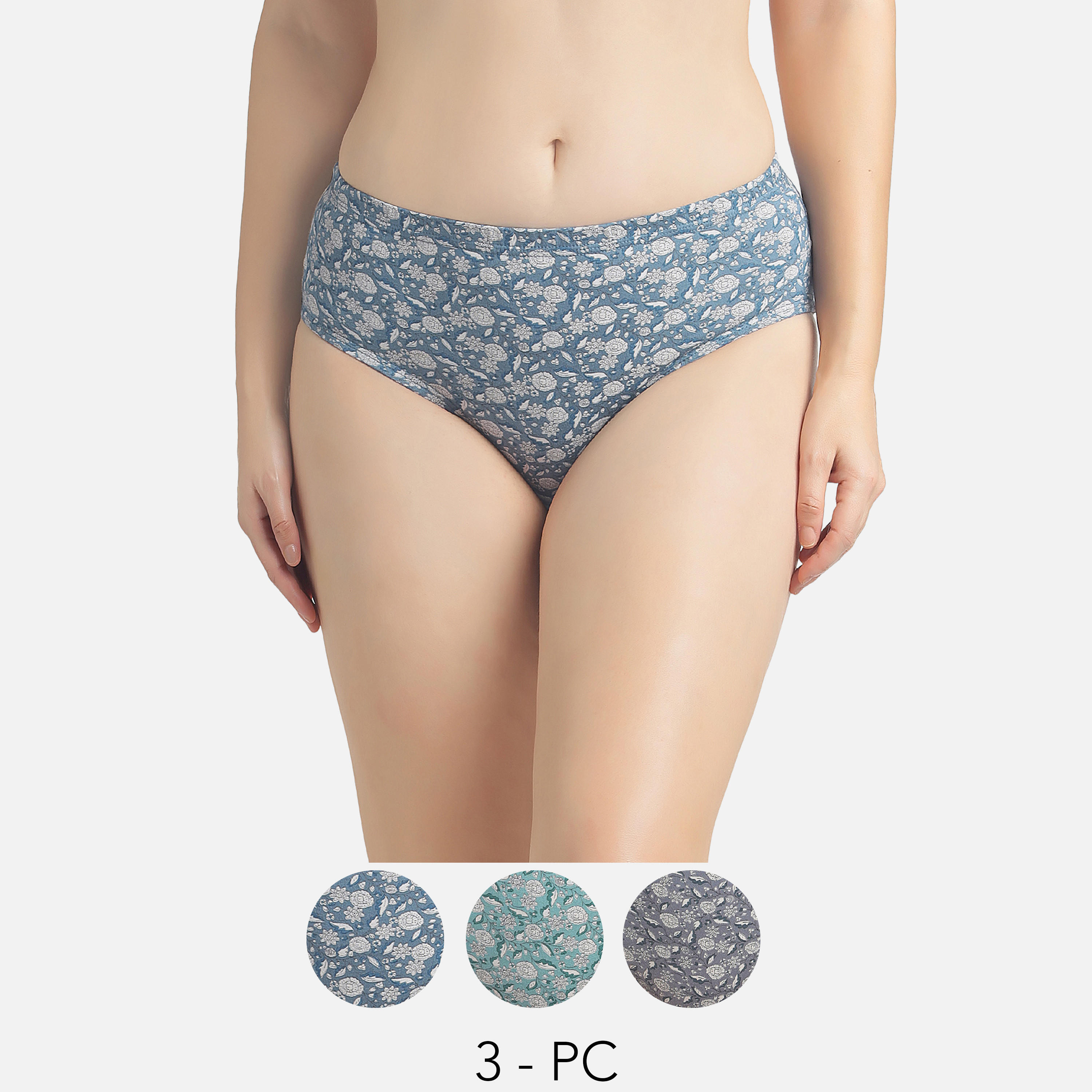 Set of 3 - Juliet Hipster Briefs Printed-women-clothing-lingerie-panties-image-1