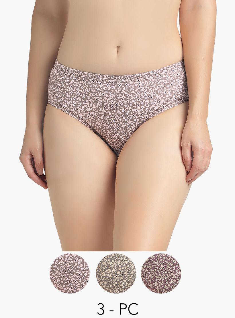 سراويل داخلية جولييت بطبعات زهرية – طقم من 3 قطع-women-clothing-lingerie-panties-image-1