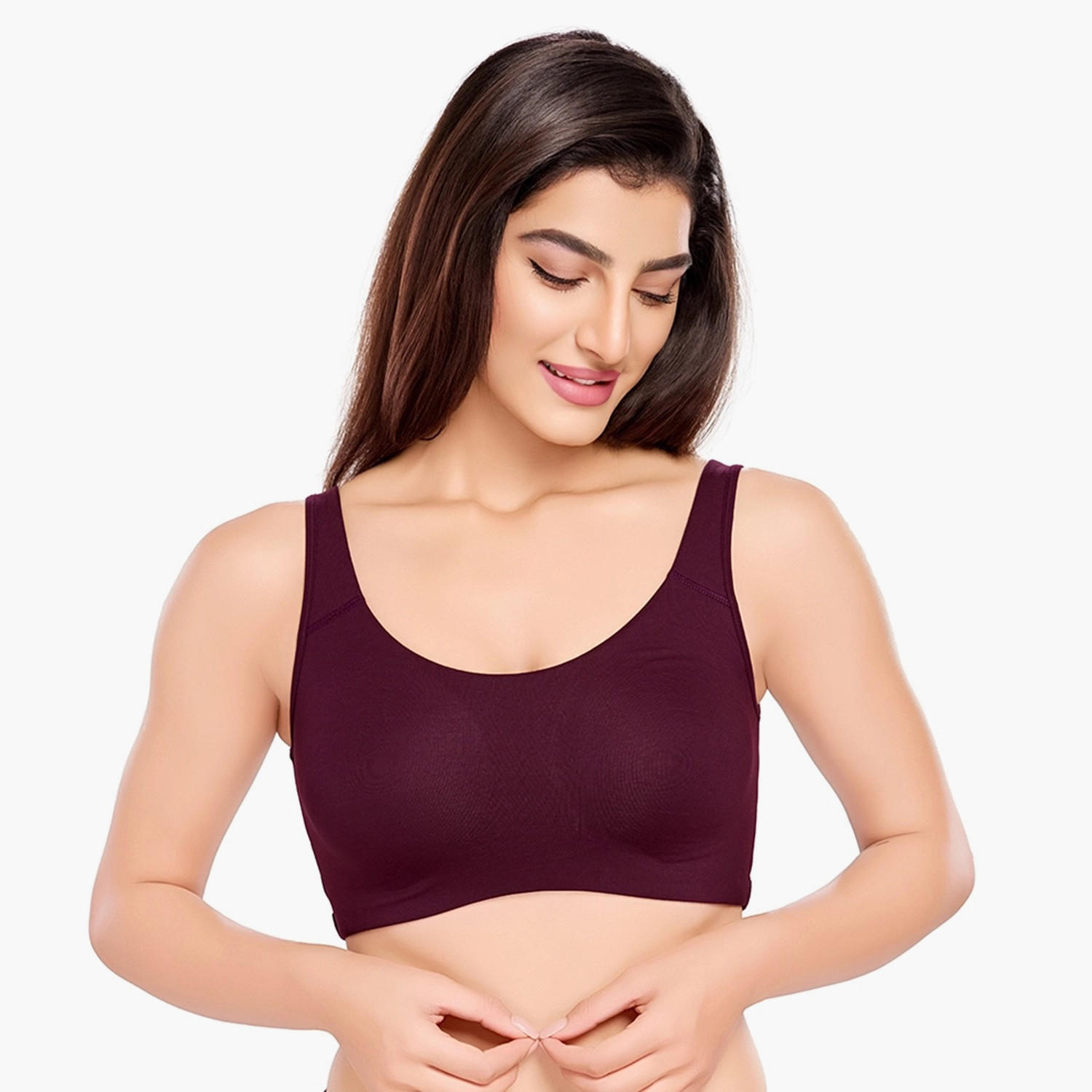 Juliet Non-Padded Sports Bra Full Coverage-women-clothing-lingerie-bras-image-1