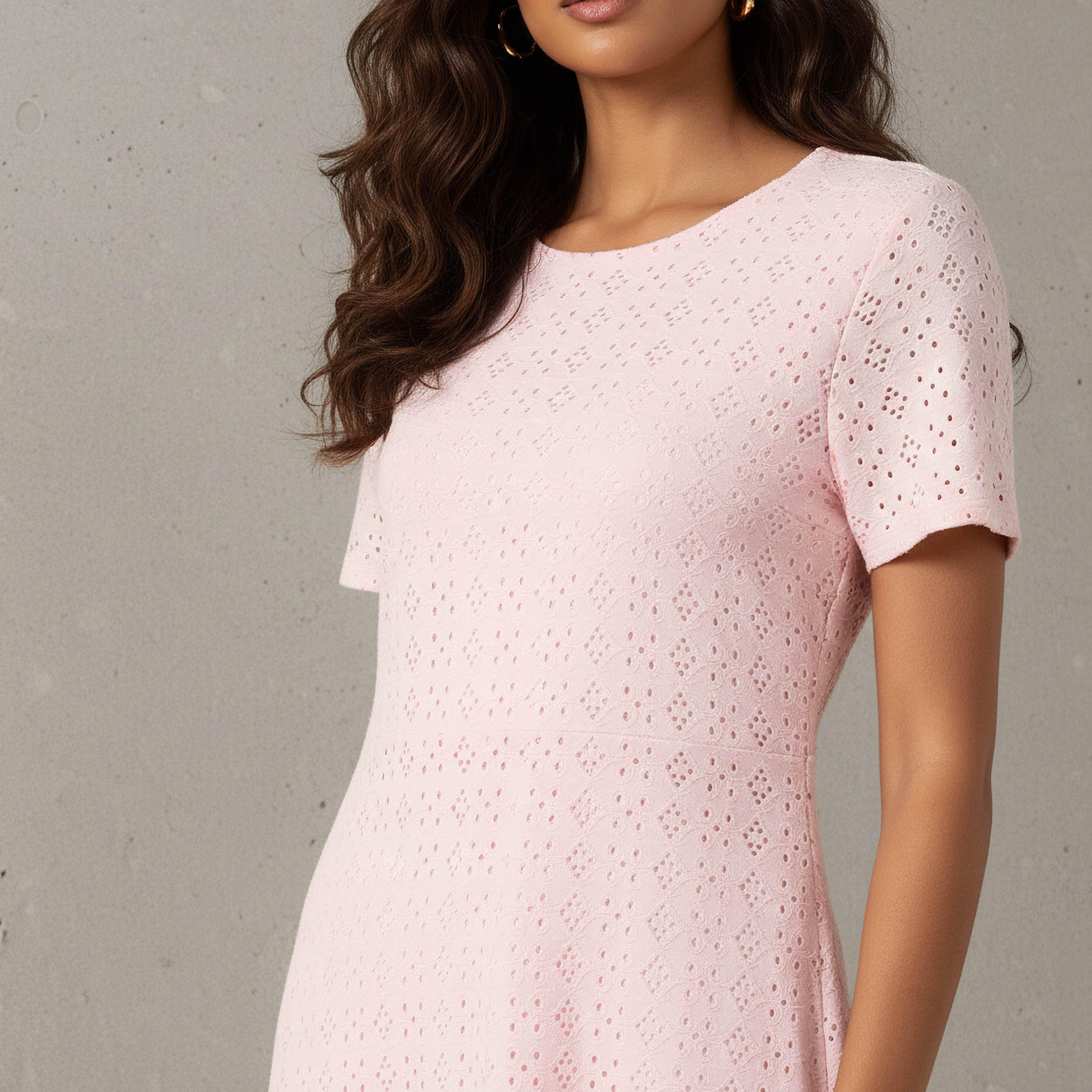 Schiffli A-line Midi Dress with Keyhole Back Closure-PROMO_SP_AE__6_RGCC_BUY2FOR199_040325-image-4