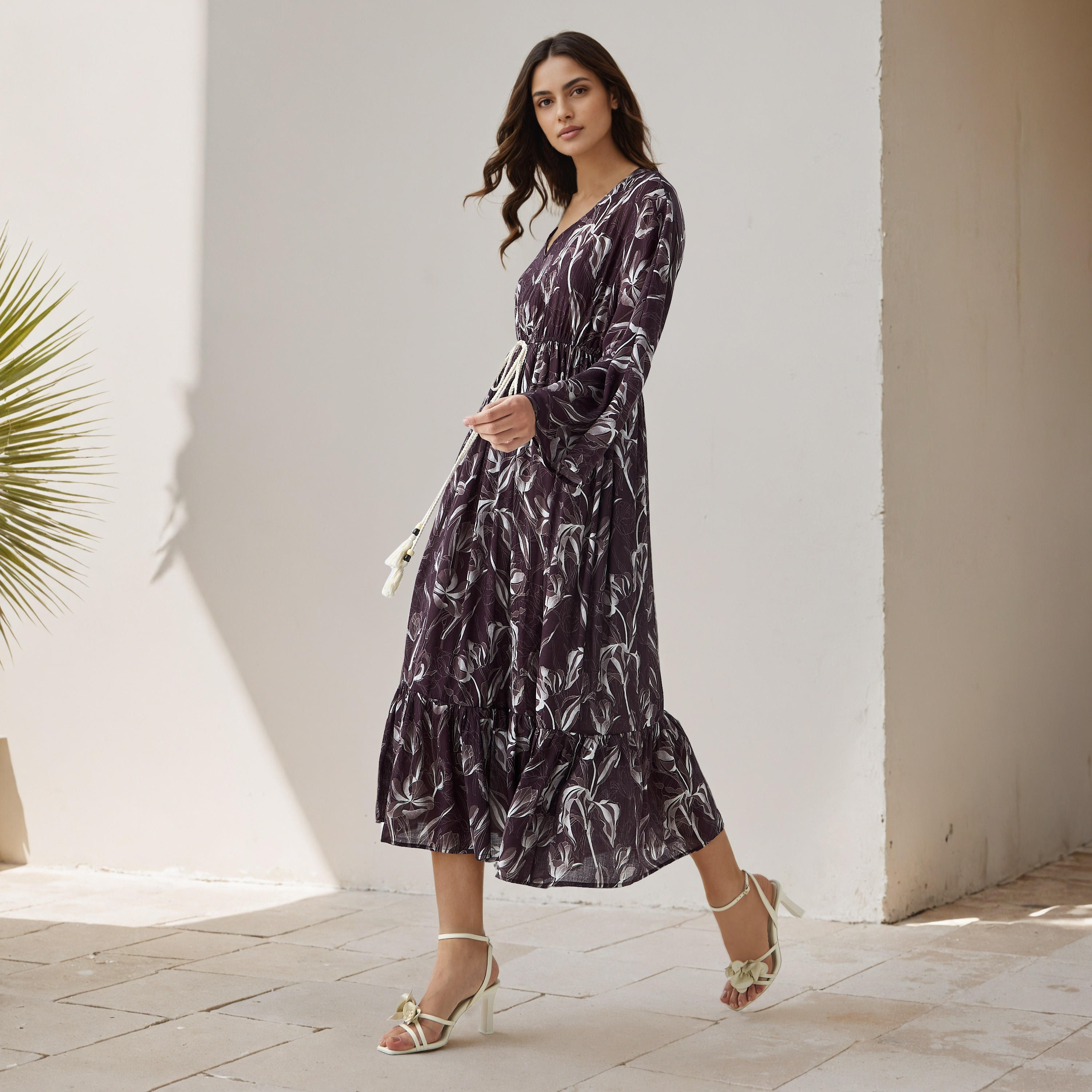 Floral Print Kaftan Women Dress Viscose-PROMO_SP_AE__6_RGCC_BUY2FOR199_040325-image-2