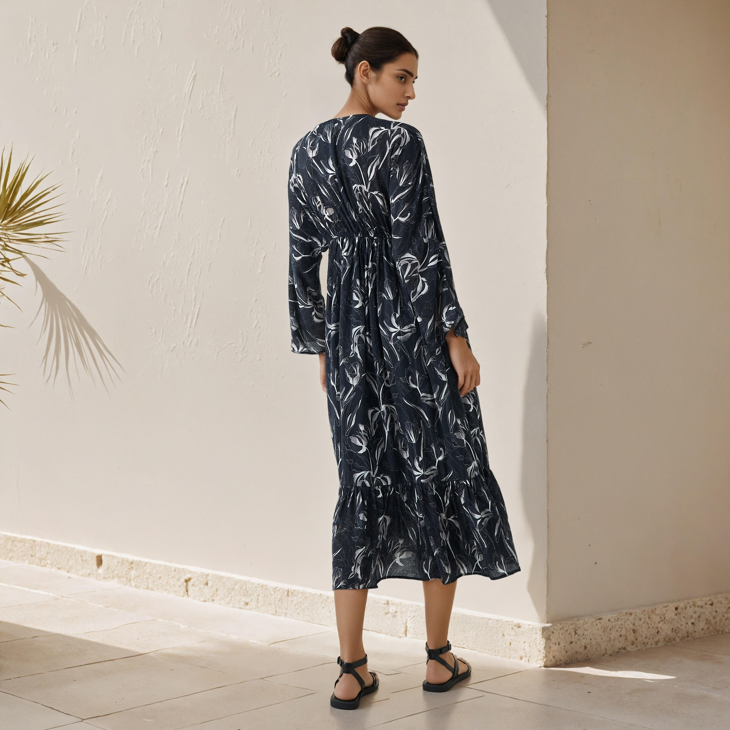 Floral Print Kaftan Women Dress Viscose-PROMO_SP_AE__6_RGCC_BUY2FOR199_040325-image-3