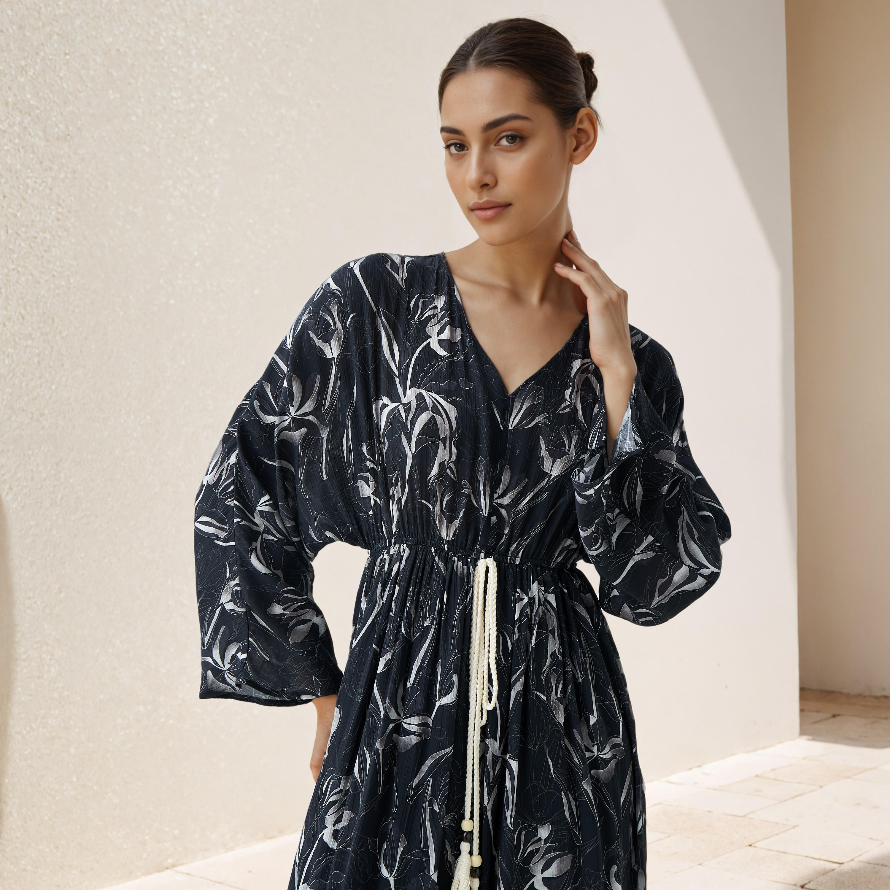 Floral Print Kaftan Women Dress Viscose-PROMO_SP_AE__6_RGCC_BUY2FOR199_040325-image-4