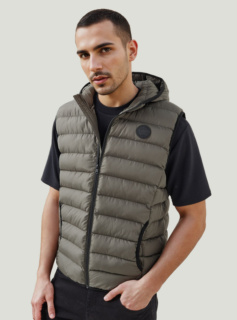 Quilted Lightweight Hooded Gilet with Pockets-men-clothing-jacketsandblazers-coats-image-2