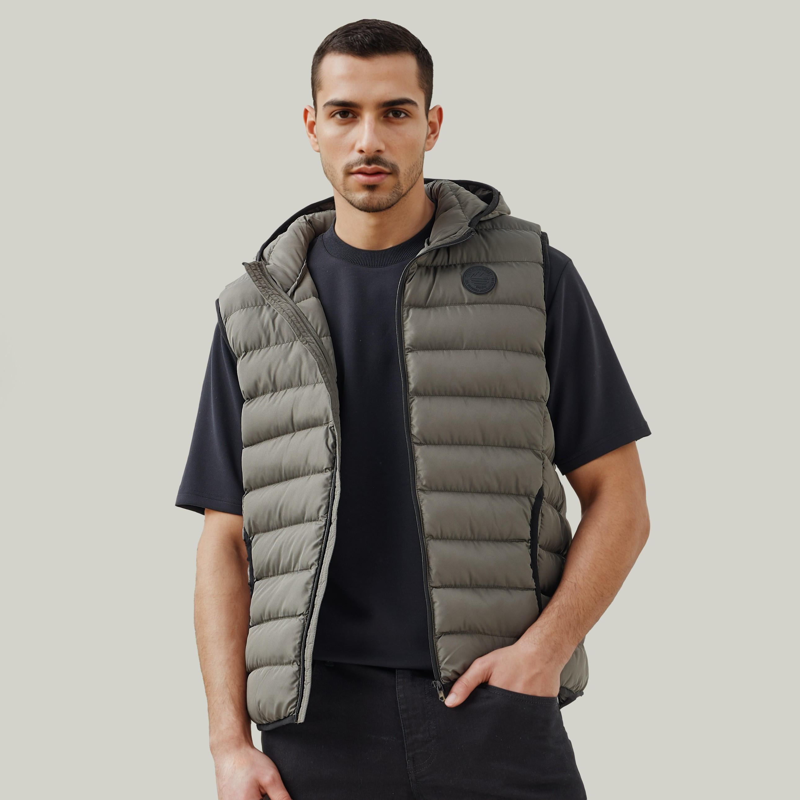 Quilted Lightweight Hooded Gilet with Pockets-men-clothing-jacketsandblazers-coats-image-7