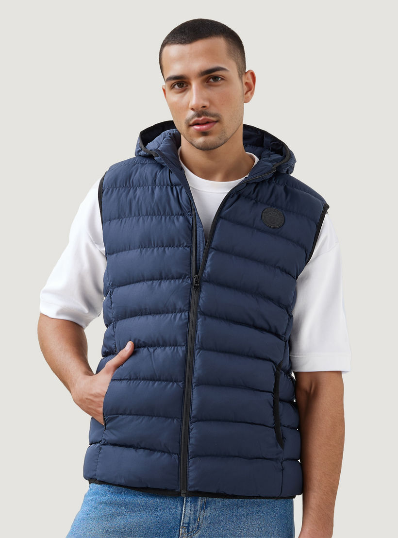 Quilted Lightweight Hooded Gilet with Pockets-men-clothing-jacketsandblazers-coats-image-2