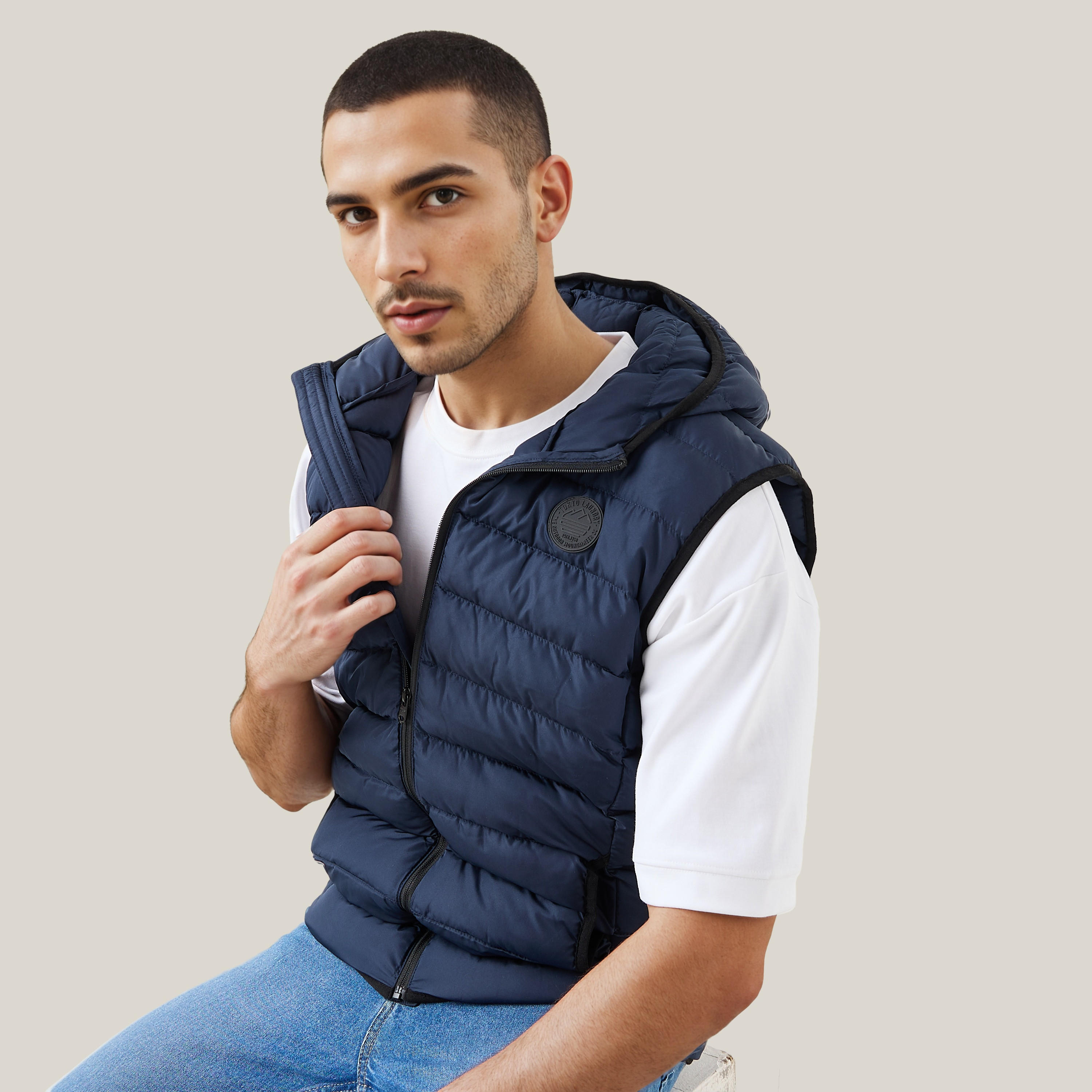 Quilted Lightweight Hooded Gilet with Pockets-men-clothing-jacketsandblazers-coats-image-5
