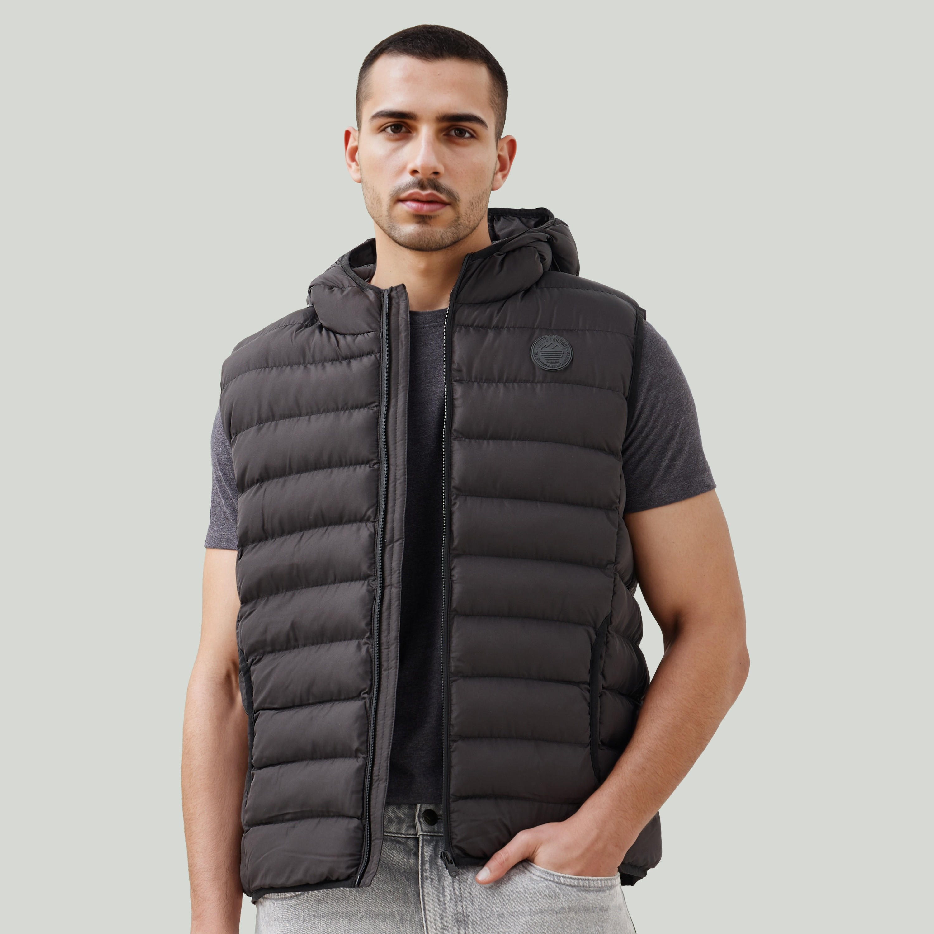 Quilted Lightweight Hooded Gilet with Pockets-men-clothing-jacketsandblazers-coats-image-2