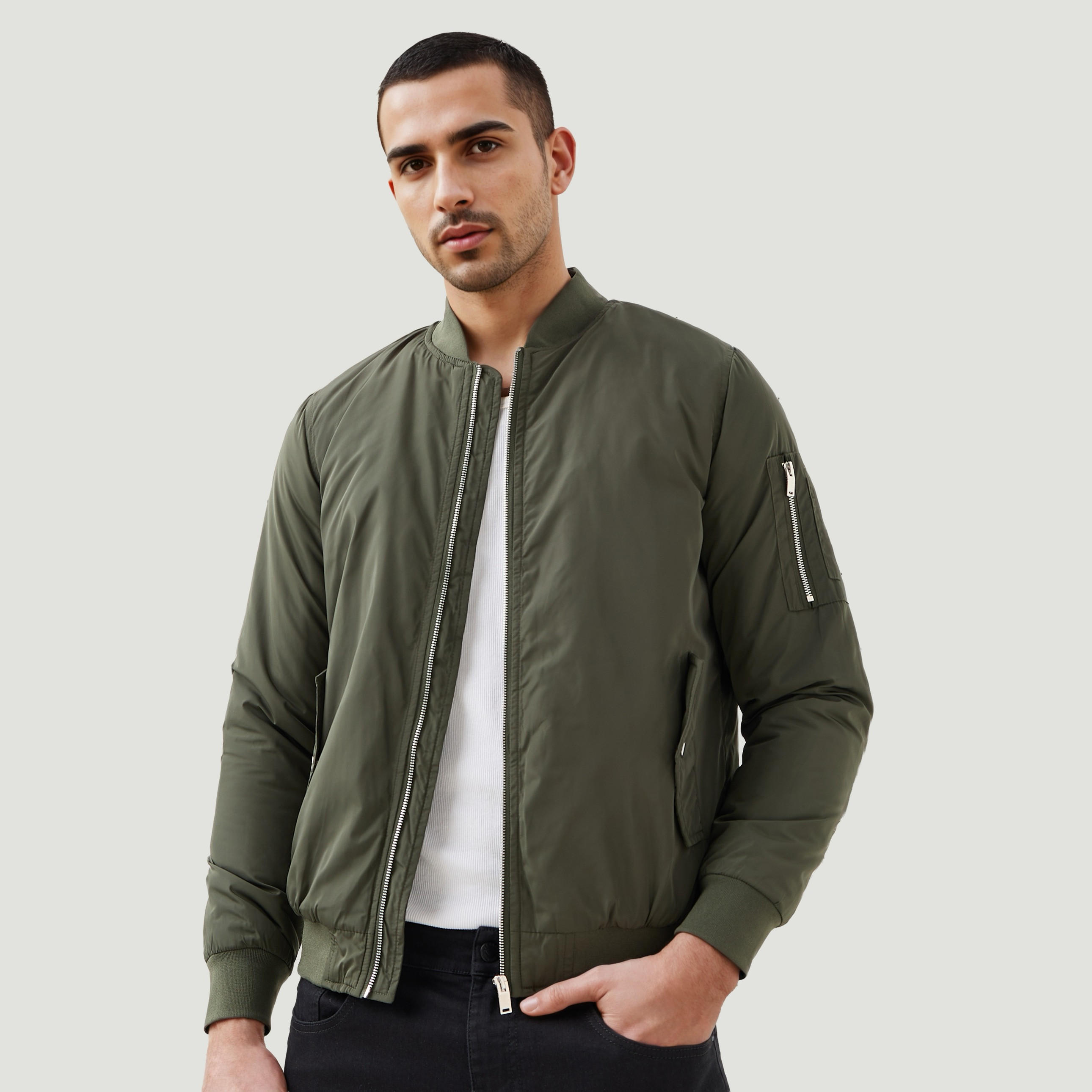 Lightweight Biker Jacket with Zip Pockets-men-clothing-jacketsandblazers-jackets-image-1