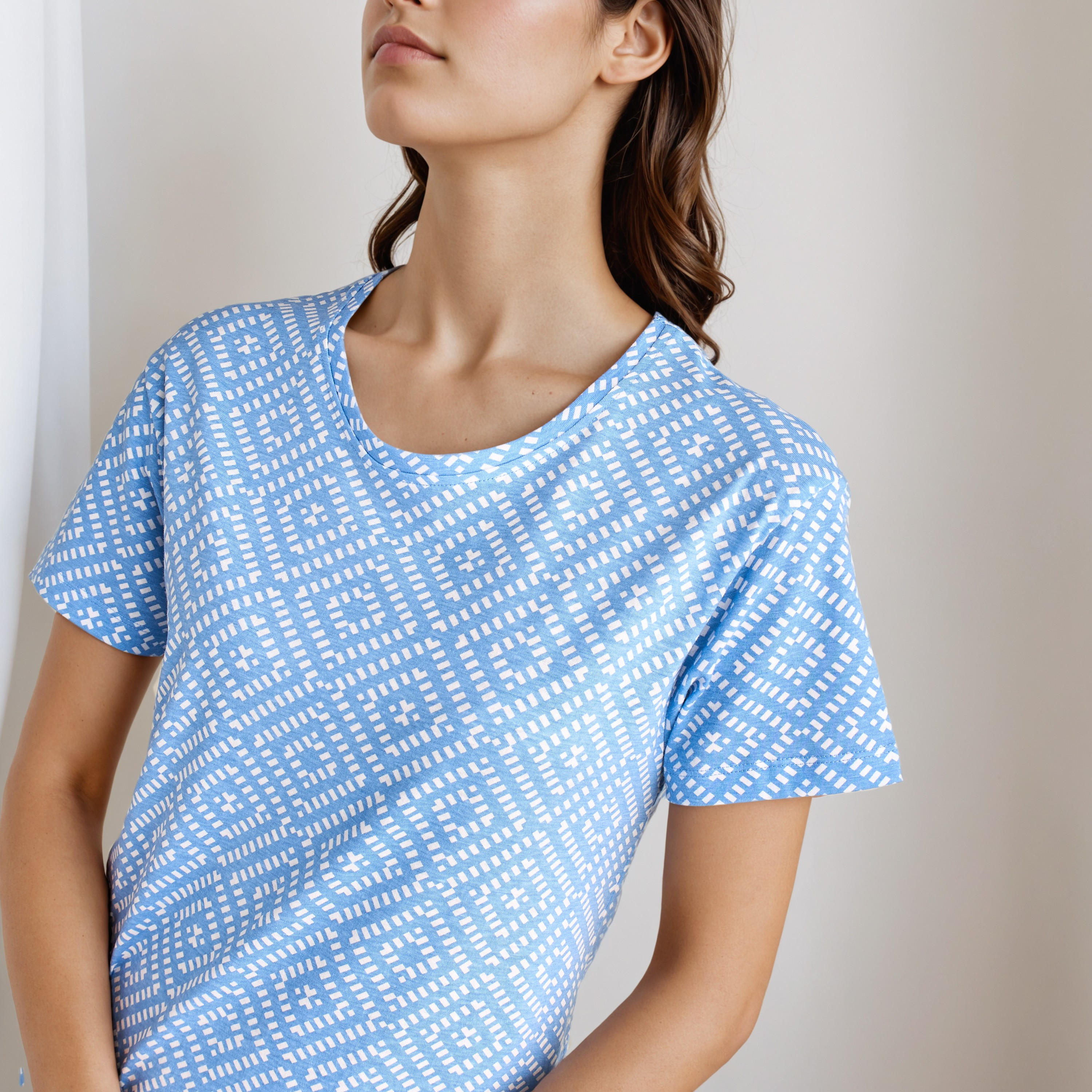 فستان نوم بطول الركبة وطبعات-women-clothing-nightwear-nighties-image-4