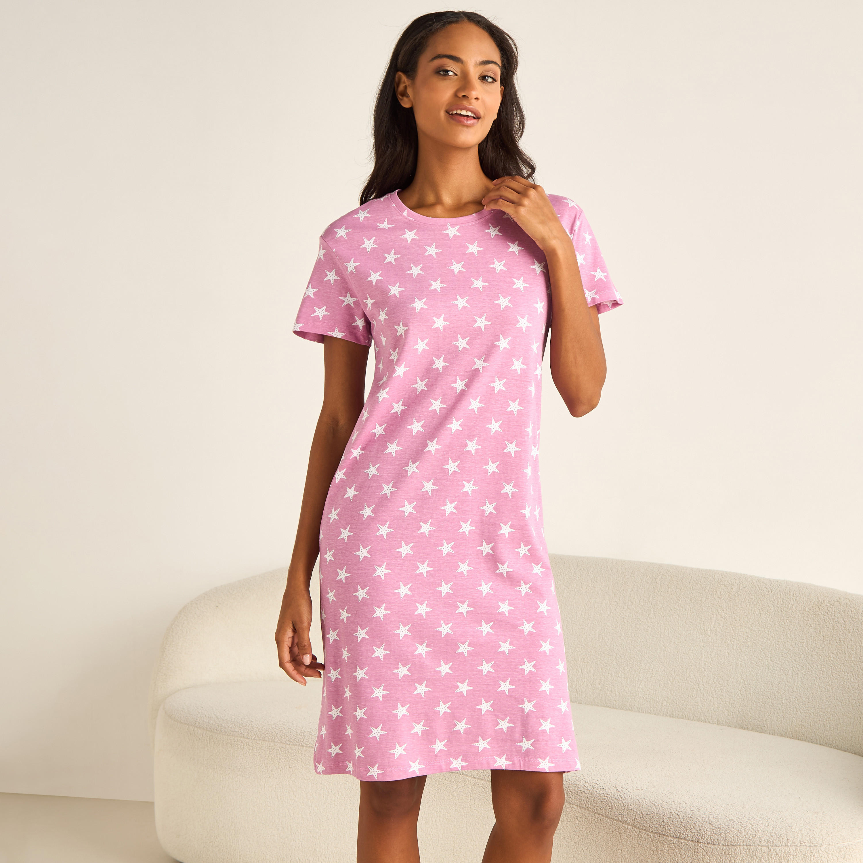 Nighty Knee Length-women-clothing-nightwear-nighties-image-1