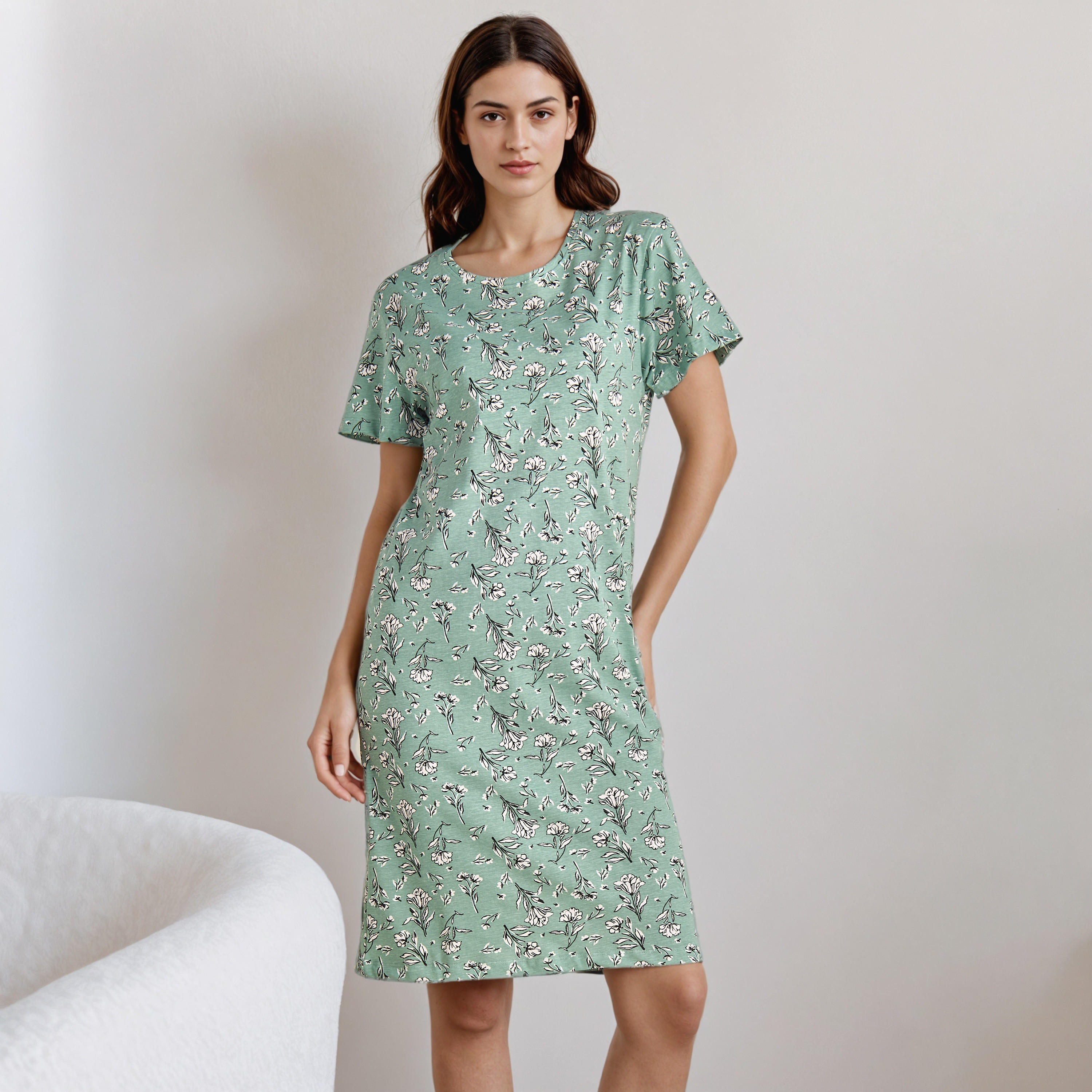 Nighty Knee Length-women-clothing-nightwear-nighties-image-1