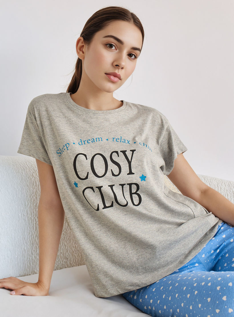 Pyjama Set T-shirt & Pants-women-clothing-nightwear-pyjamas-longsets-image-2
