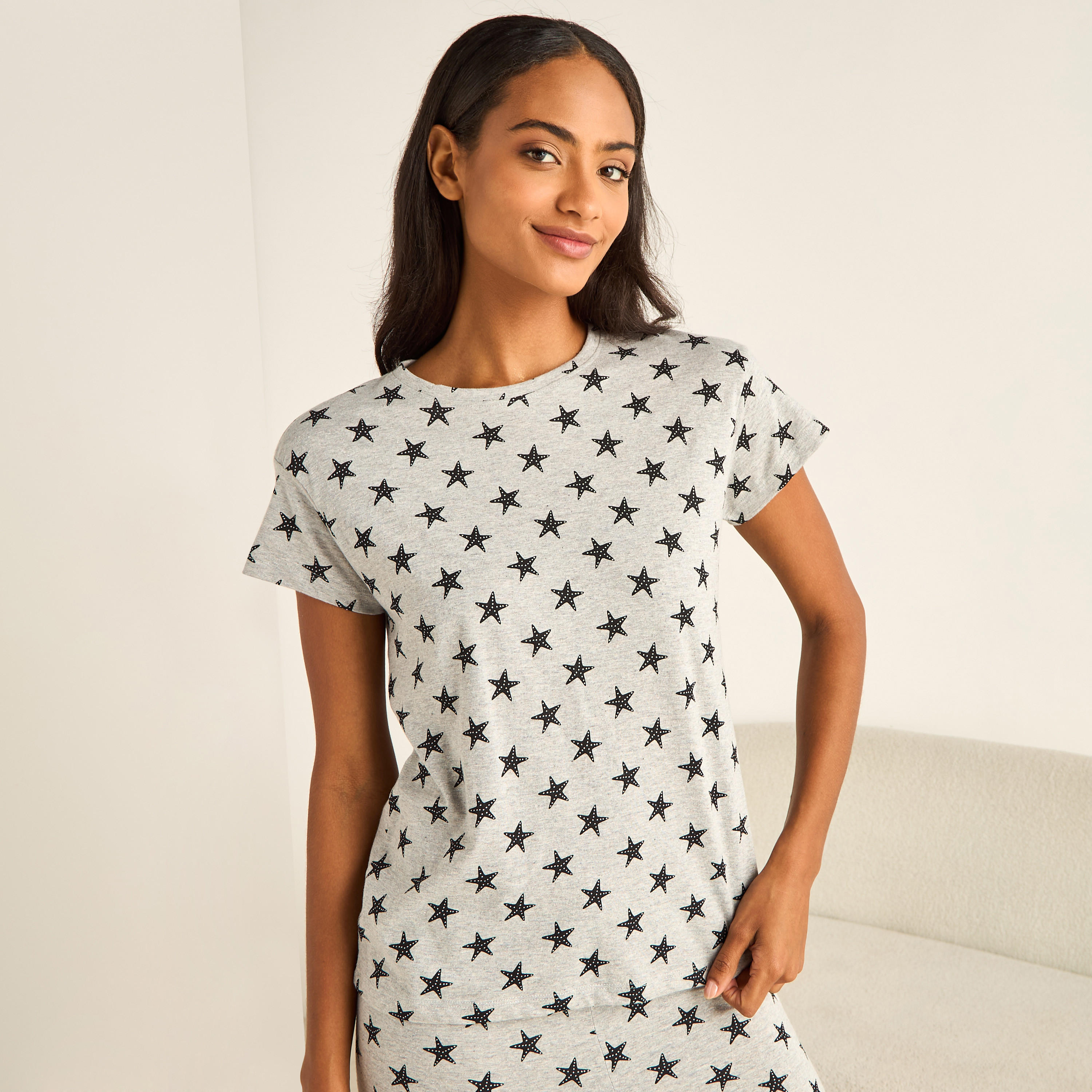 Pyjama Set T-shirt & Pants-women-clothing-nightwear-pyjamas-longsets-image-2