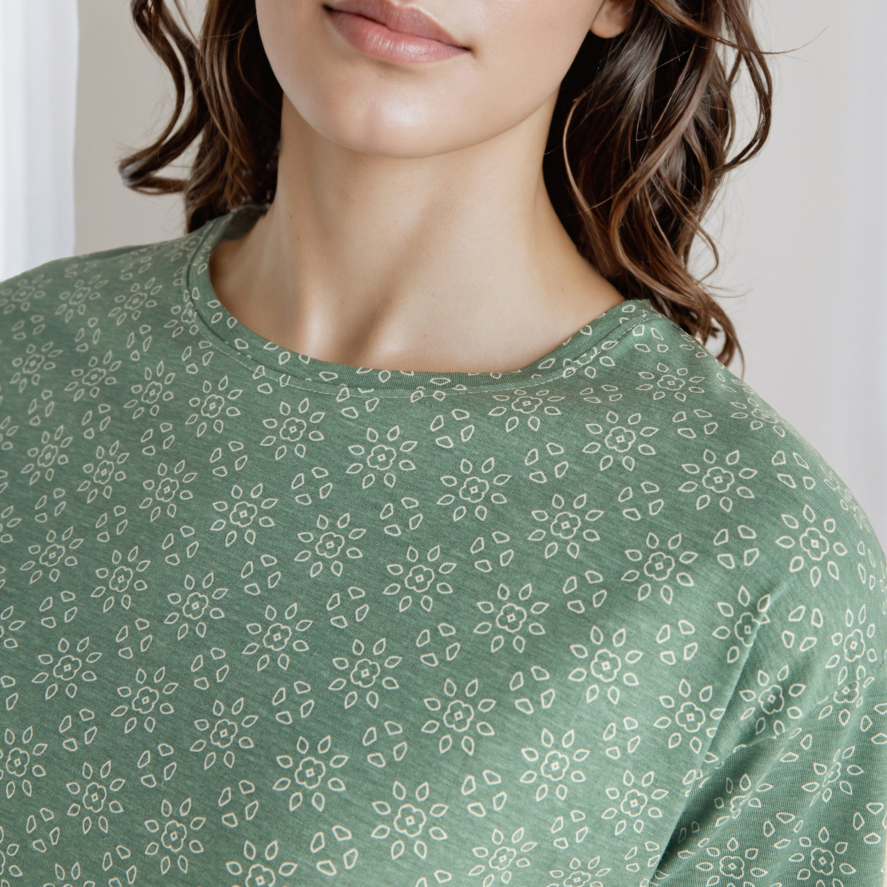 Pyjama Set T-shirt & Trousers-women-clothing-nightwear-pyjamas-longsets-image-5