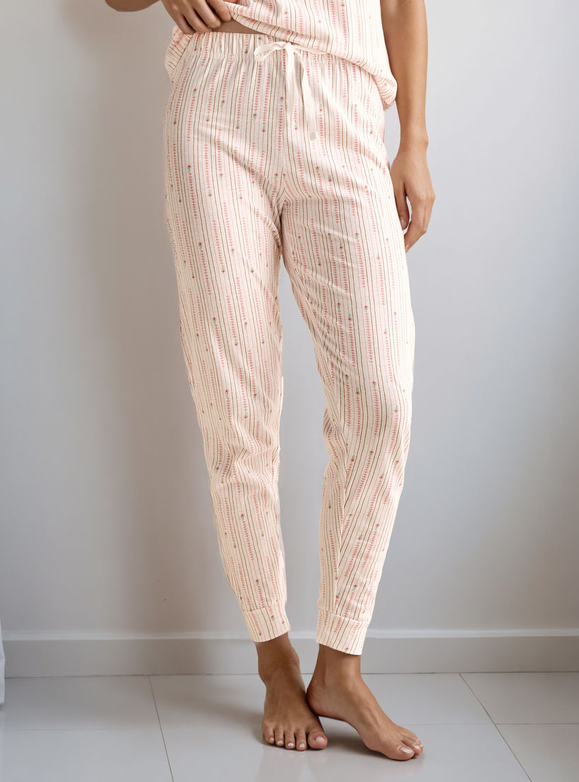 Pyjama Set T-shirt & Trousers-women-clothing-nightwear-pyjamas-longsets-image-4